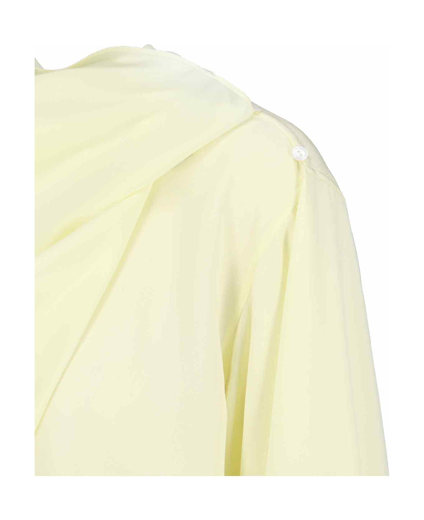 Calvin Klein Draped Shirt 
kiki
 - Yellow