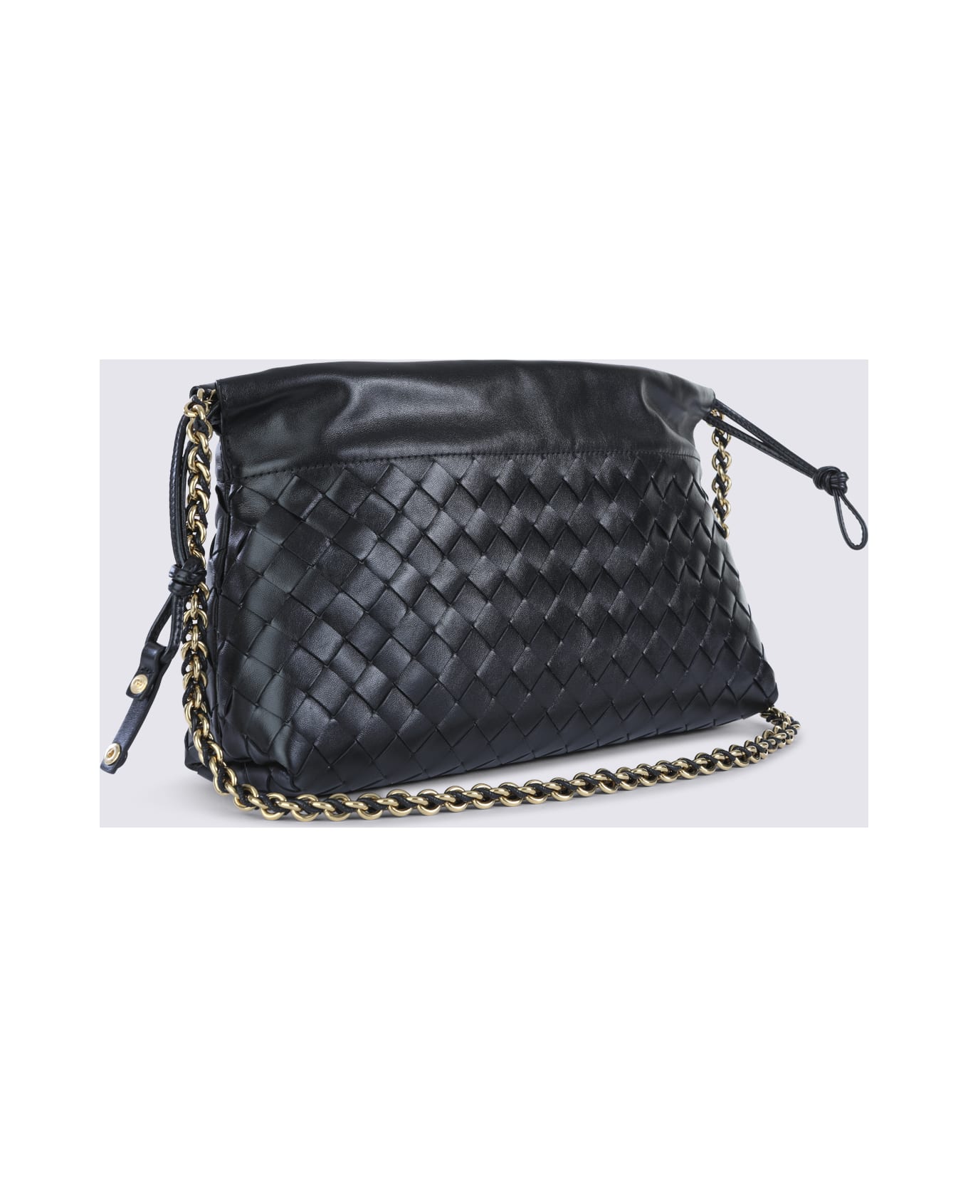 Bottega Veneta Black Leather Pouch - Black