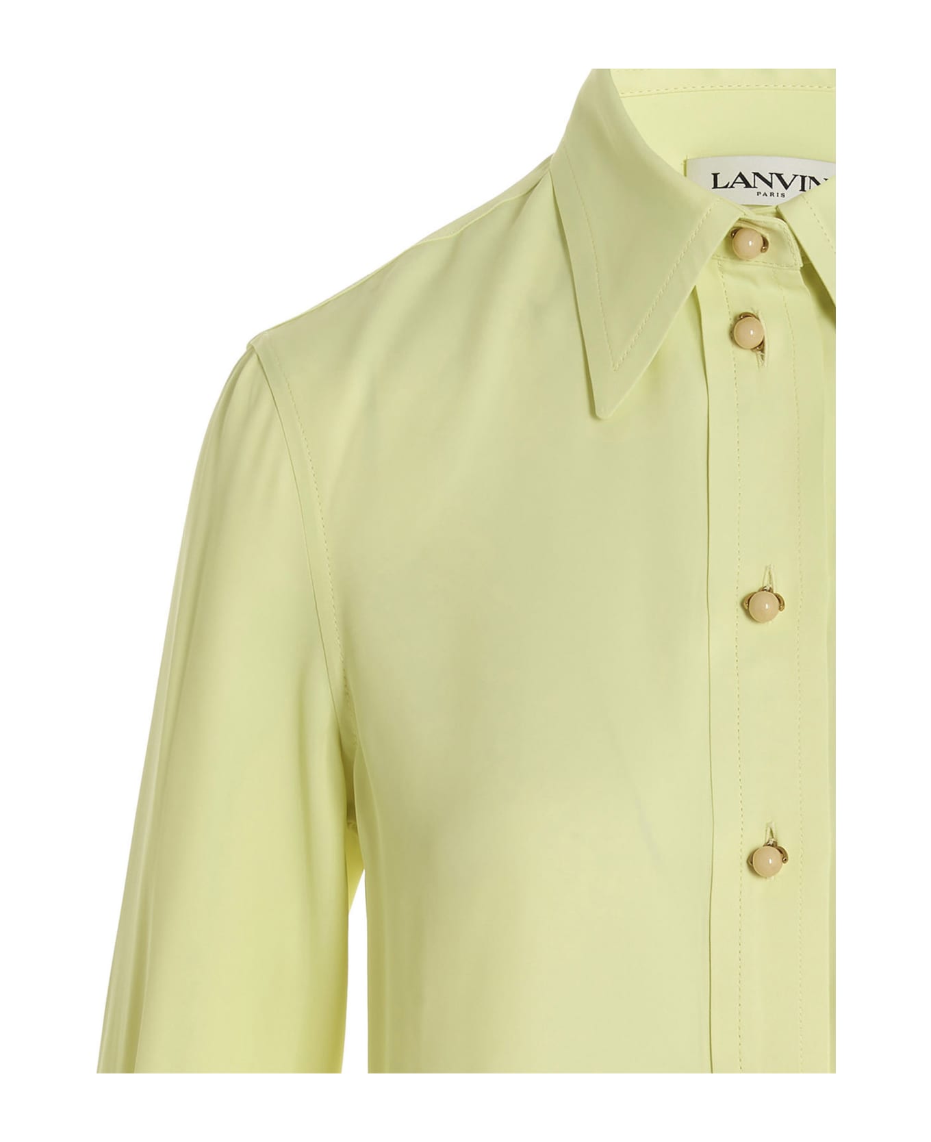 Lanvin Satin Shirt - Yellow
