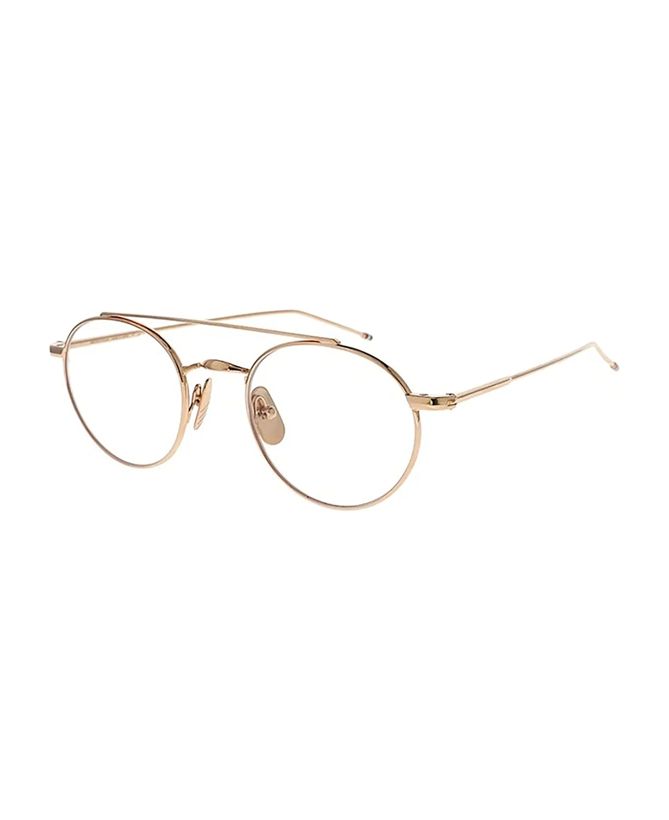 Thom Browne Round - Gold Rx Glasses - antique gold