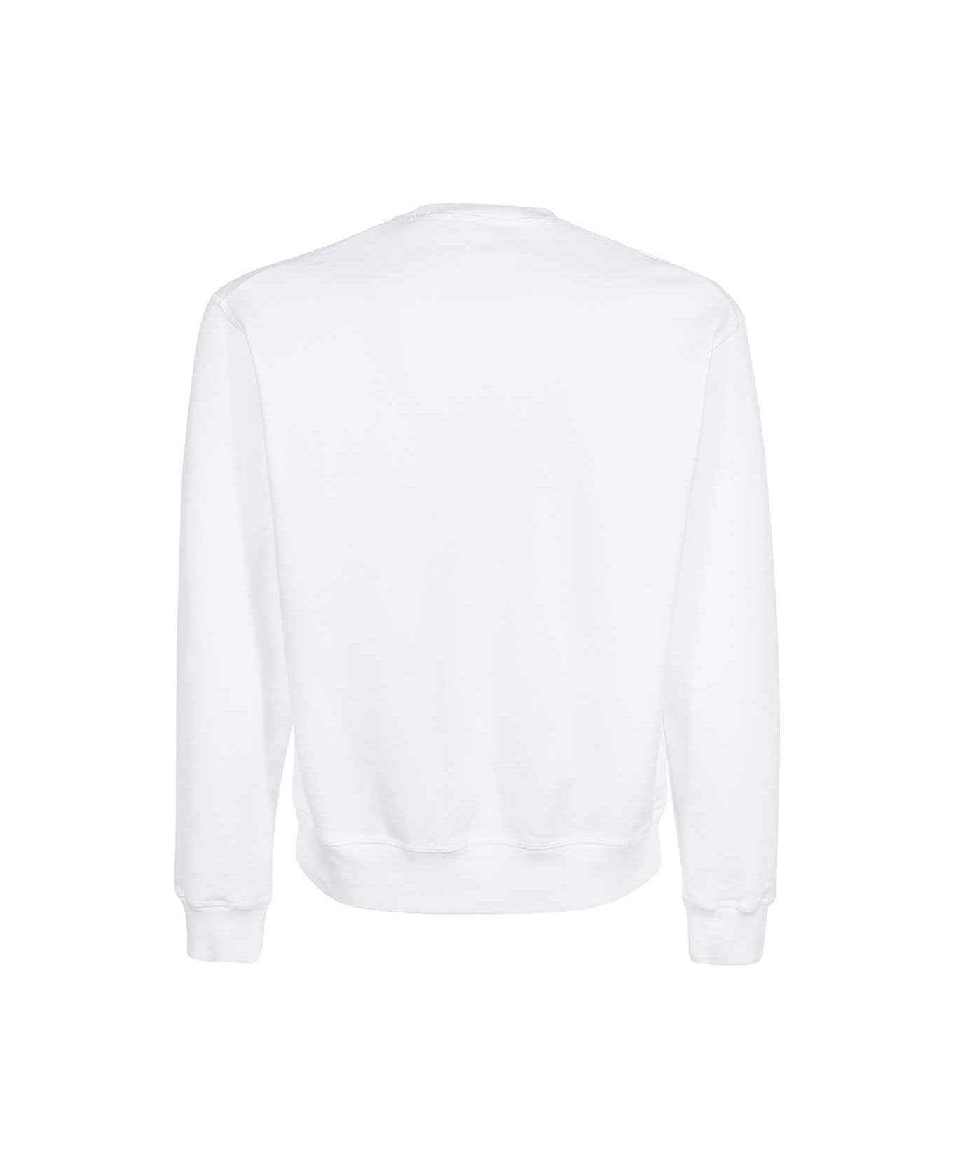 Dsquared2 Printed Cotton Sweatshirt - White