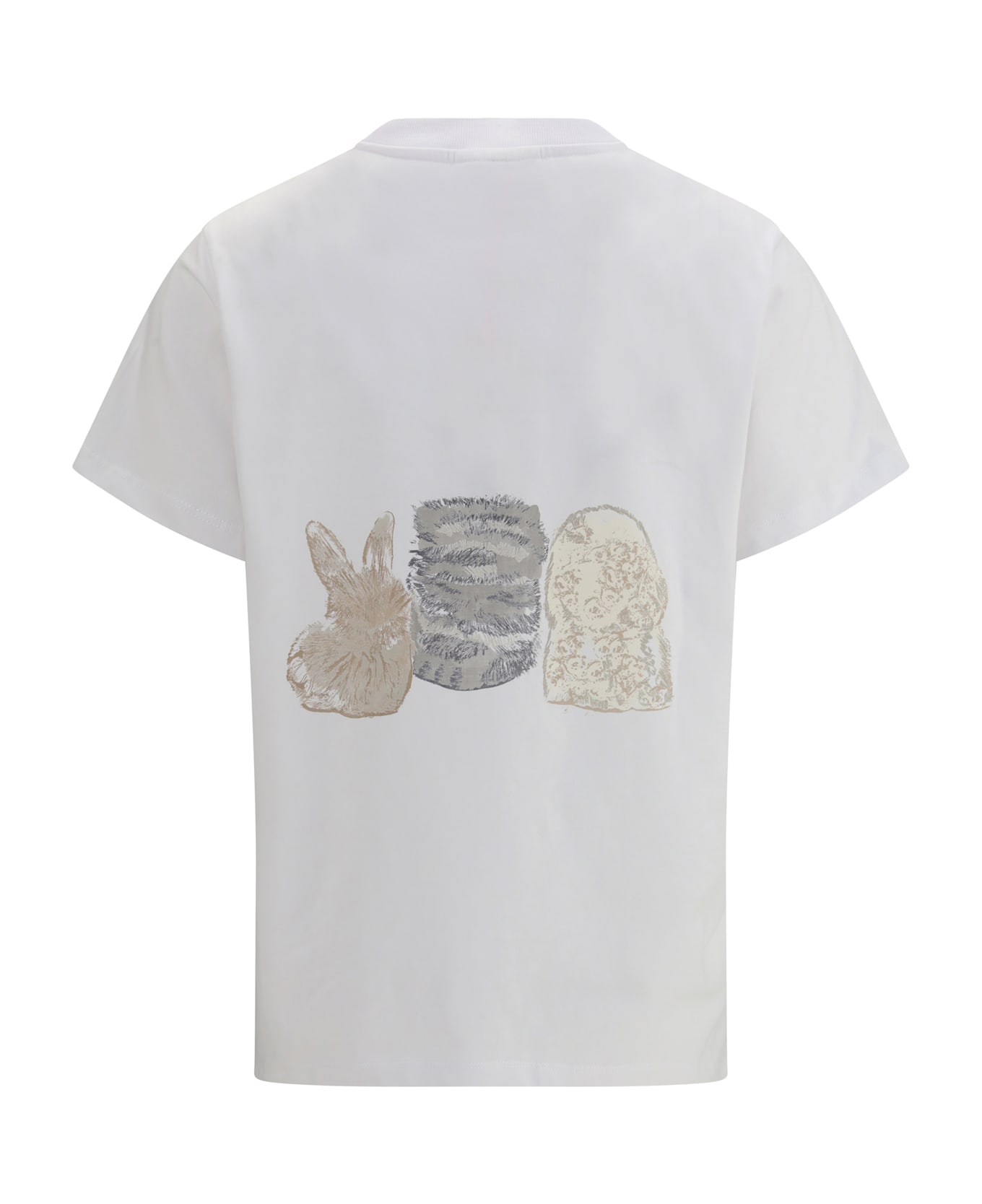 Ganni Animals Print T-shirt