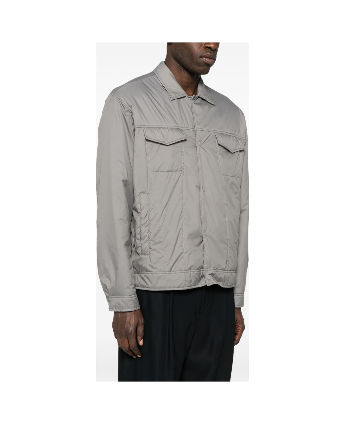 Herno Padded Shirt - Grey