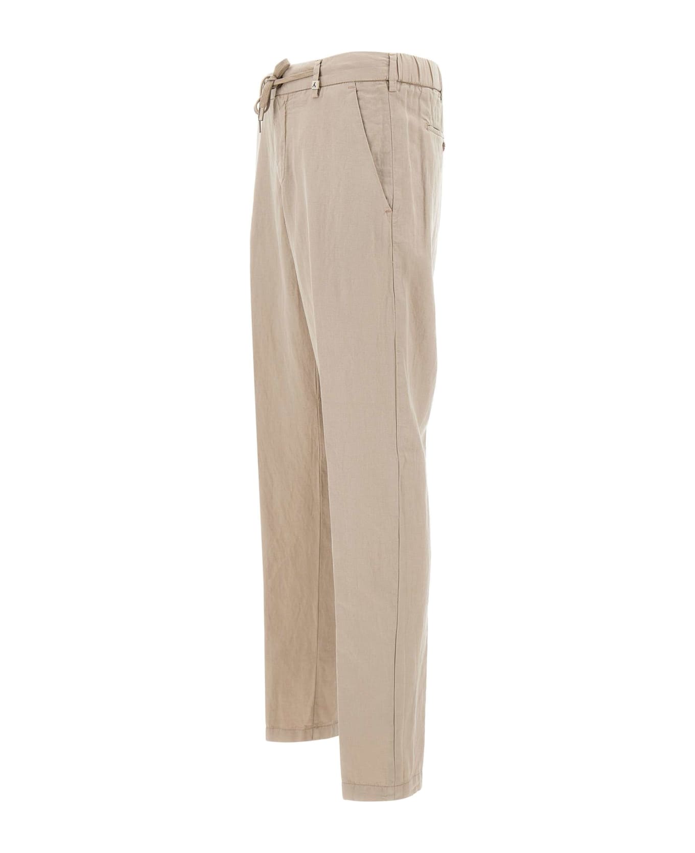 Myths 'apollo' Linen And Cotton Trousers