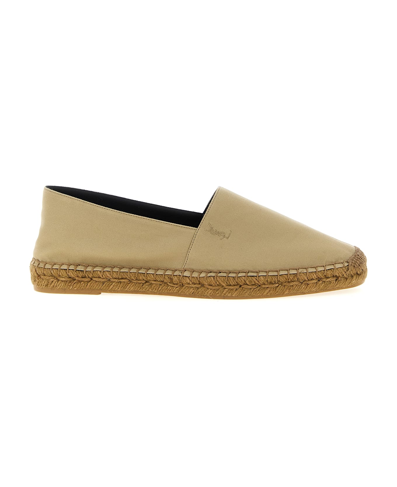 Saint Laurent Cotton Espadrilles - Beige