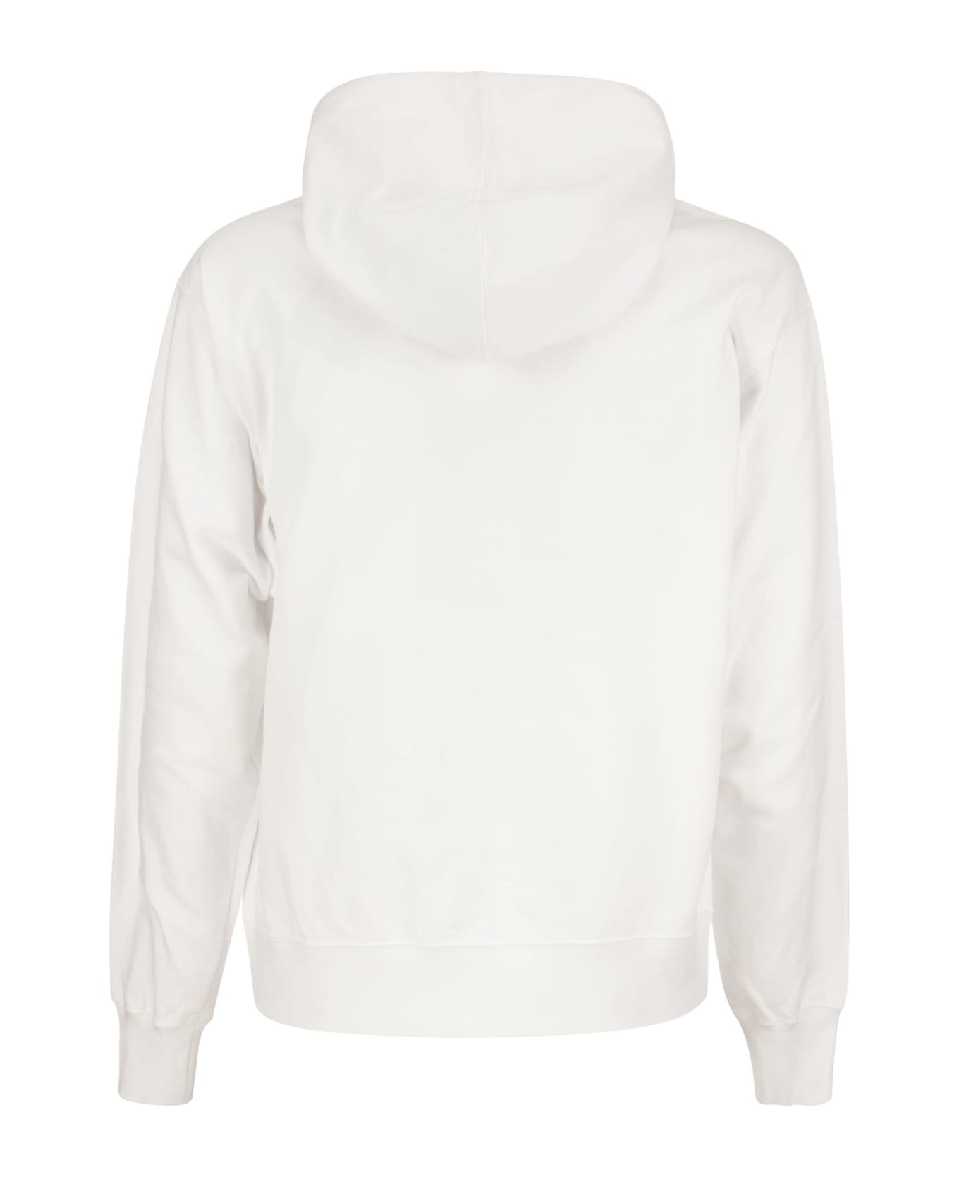 Etro Cotton Sweatshirt With Bandana Inlay Print - White フリース