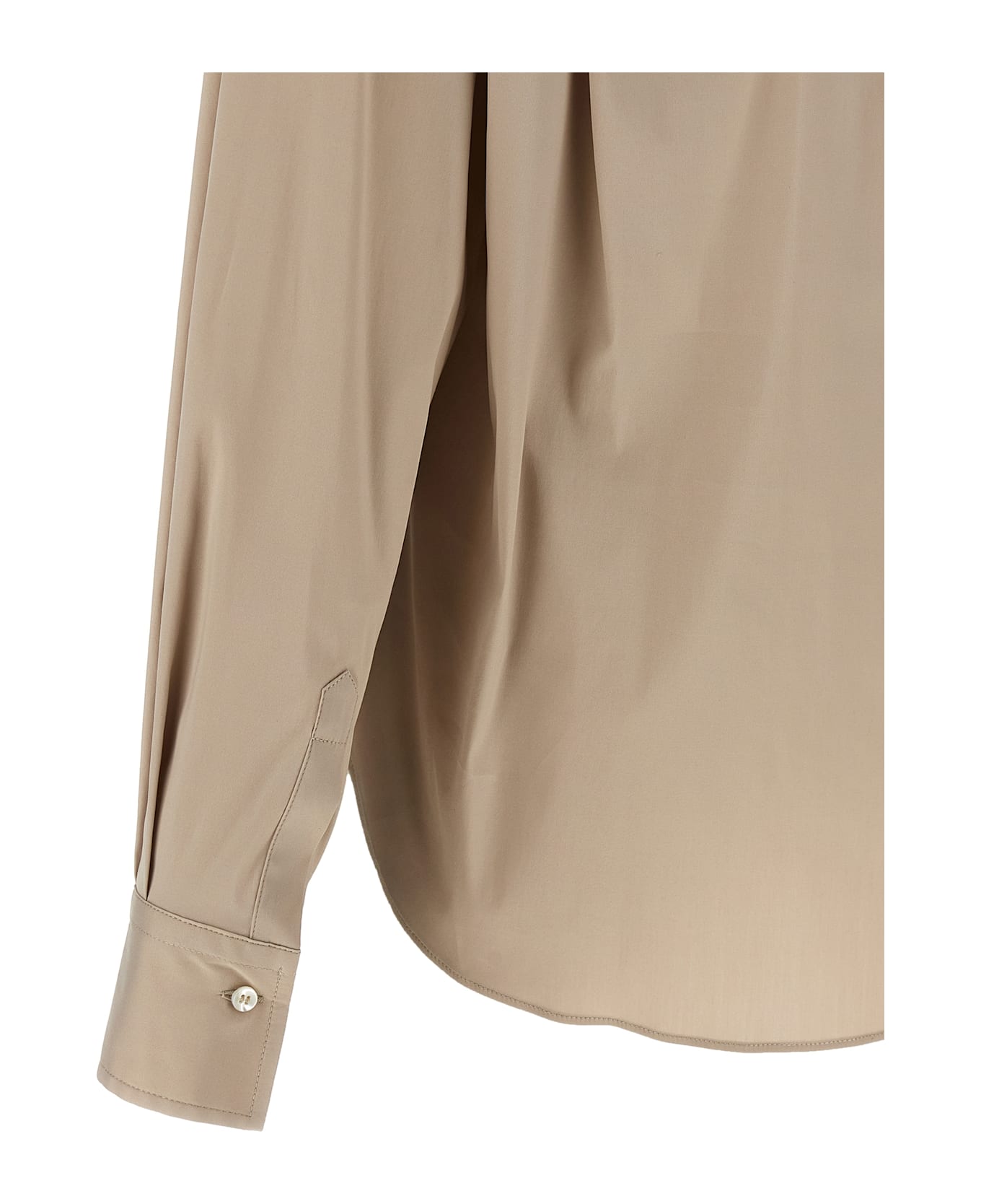 Brunello Cucinelli V-neck Shirt Monile - Beige