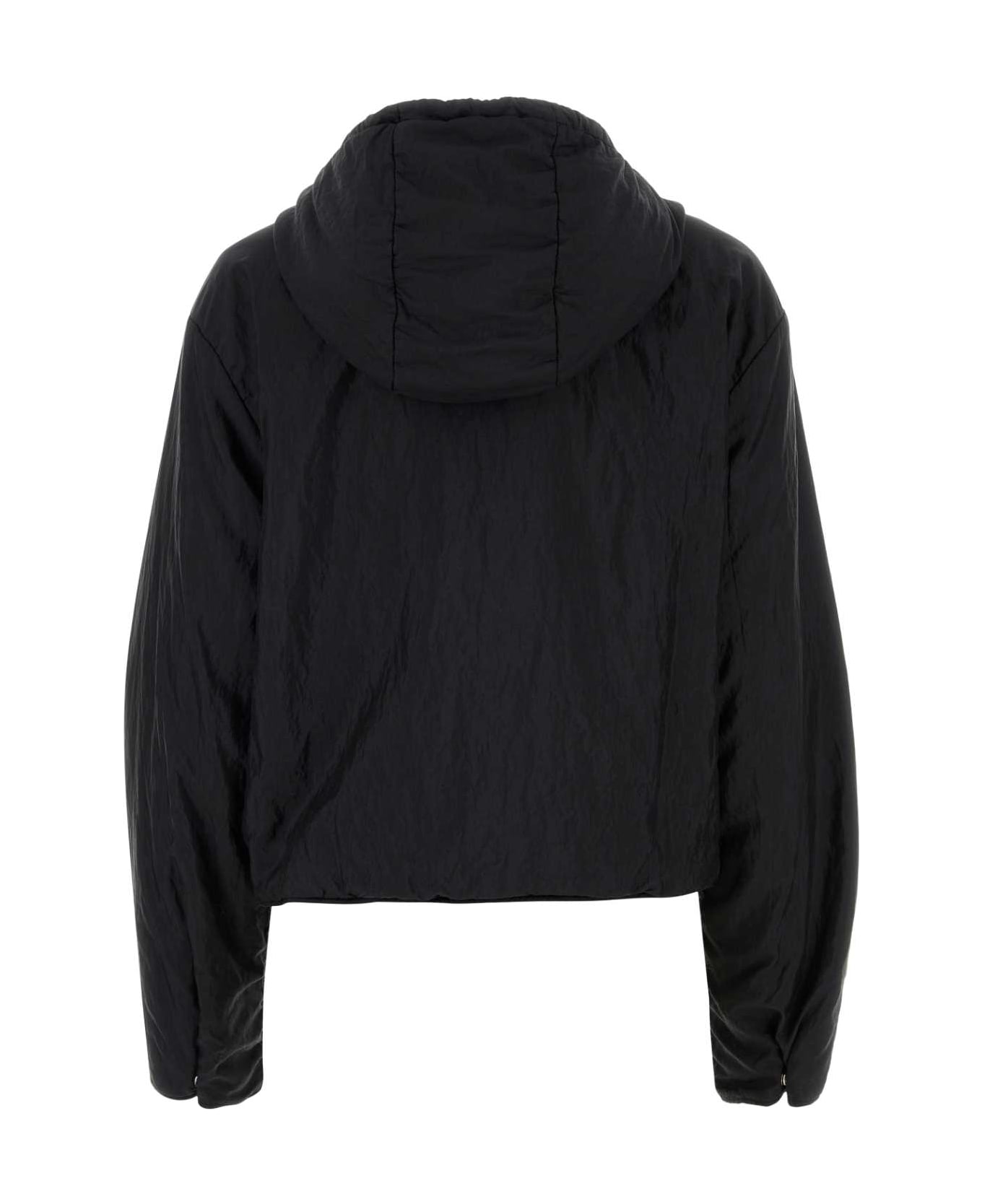 Jil Sander Black Nylon Blend Sweatshirt - Black ジャケット