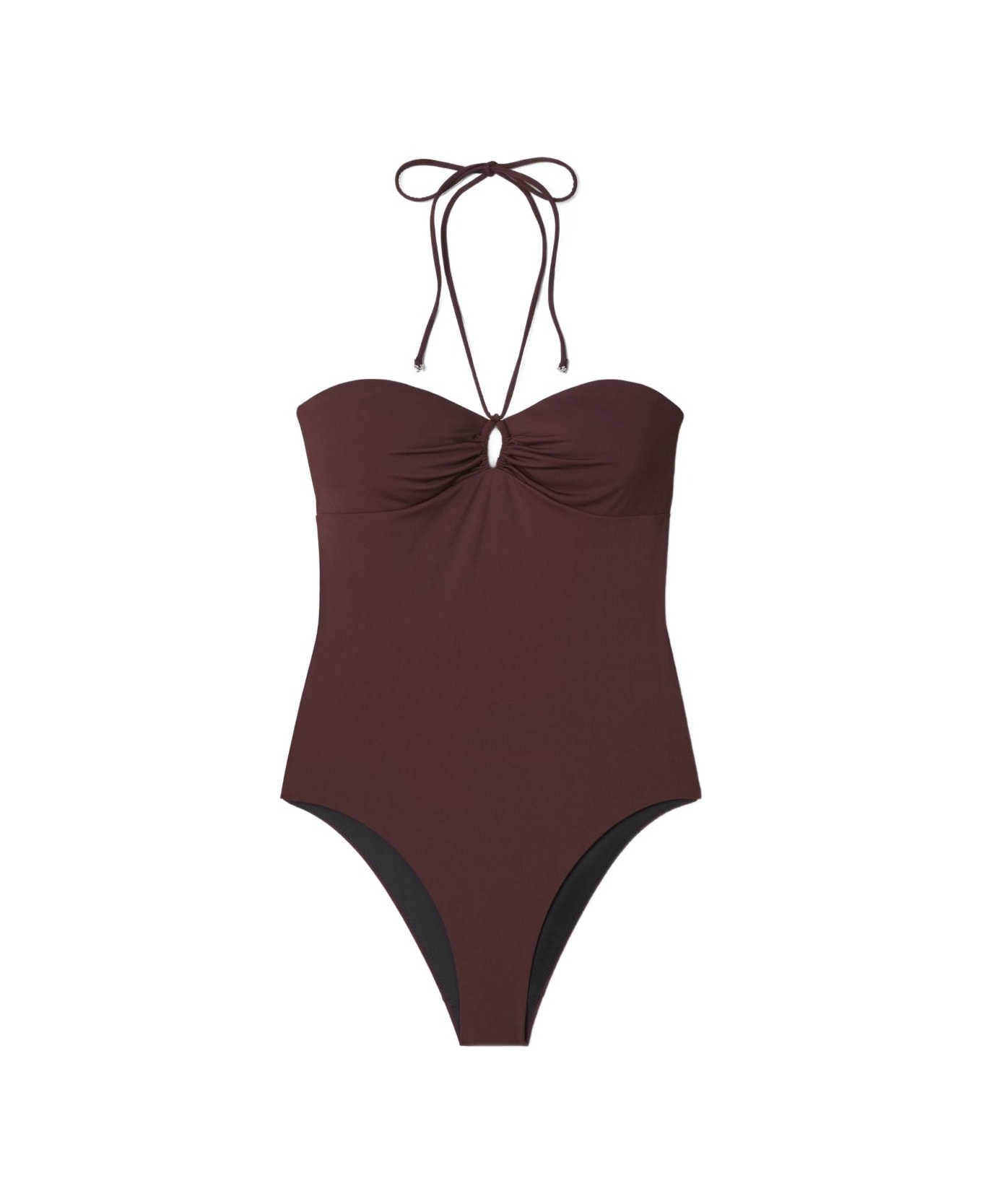 Tory Burch One Piece Swimsuit - Bordeaux