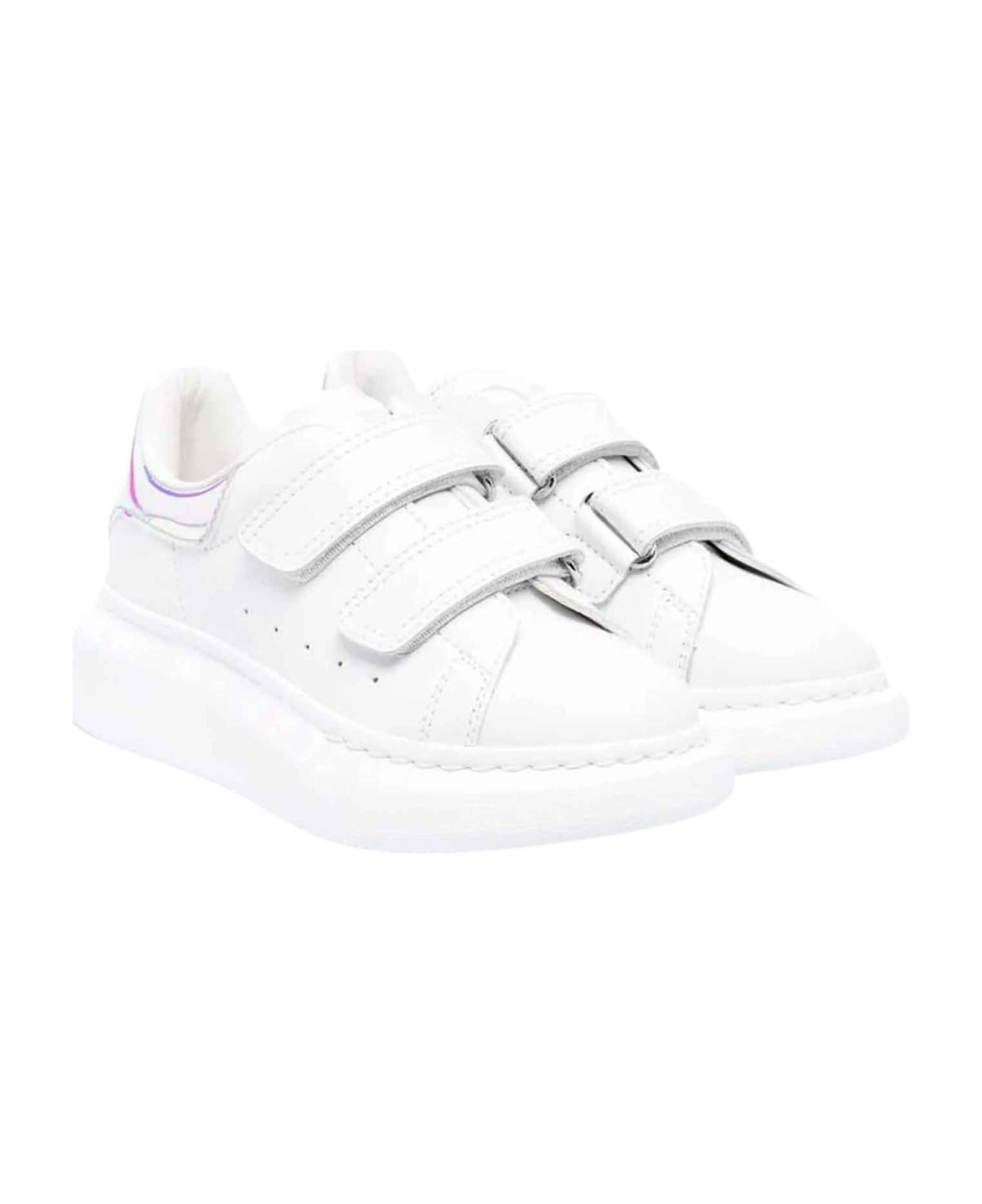 Alexander McQueen White Shoes Unisex Kids - Bianco/multicolor