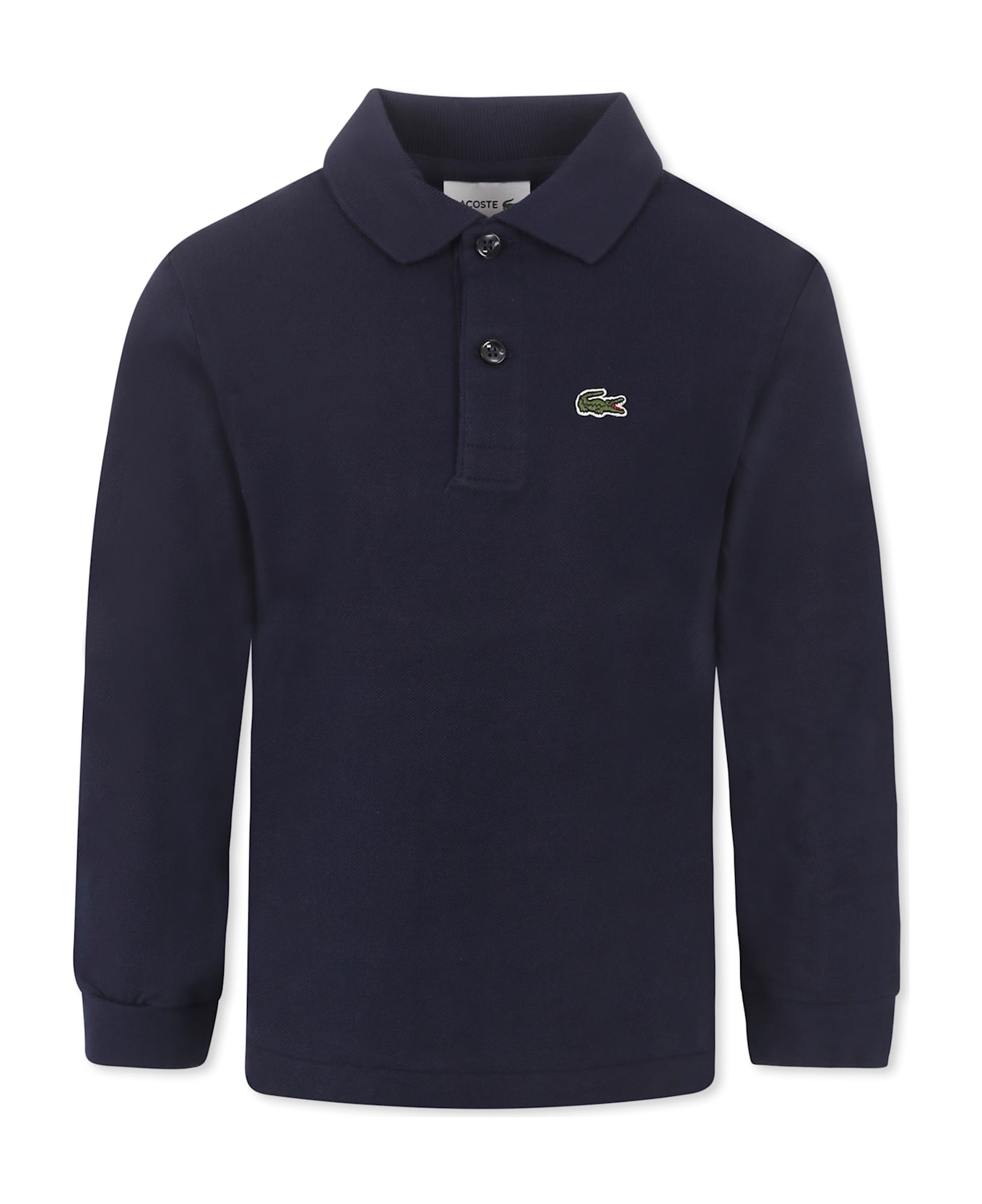 Lacoste Blue Polo Shirt For Boy - Blue