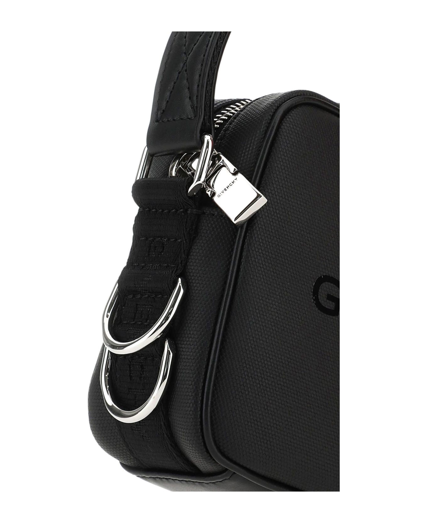 Givenchy Black Canvas G-essentials Crossbody Bag - Black ショルダーバッグ