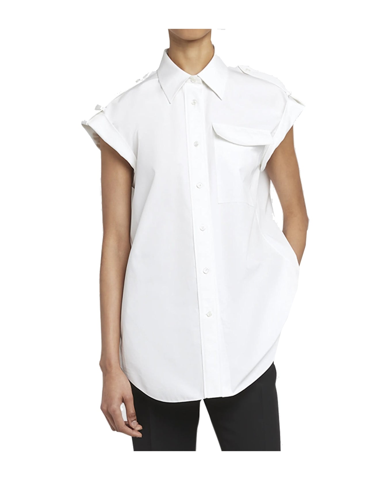 Alexander McQueen Cotton Shirt - White