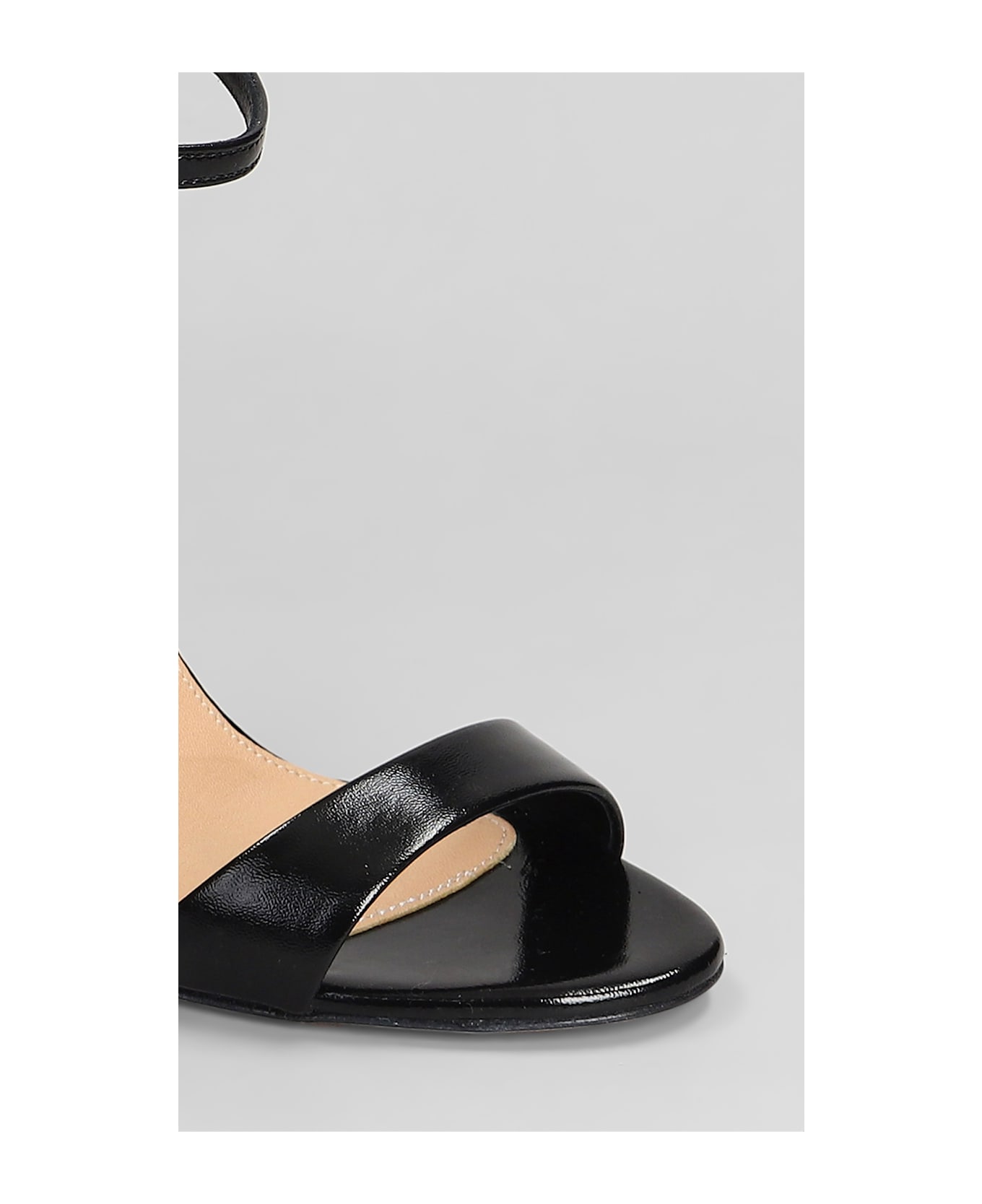 The Seller Sandals In Black Leather - black