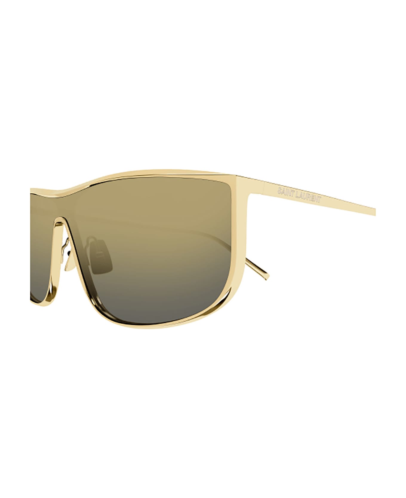 Saint Laurent Eyewear SL 605 LUNA Sunglasses - Gold Gold Bronze