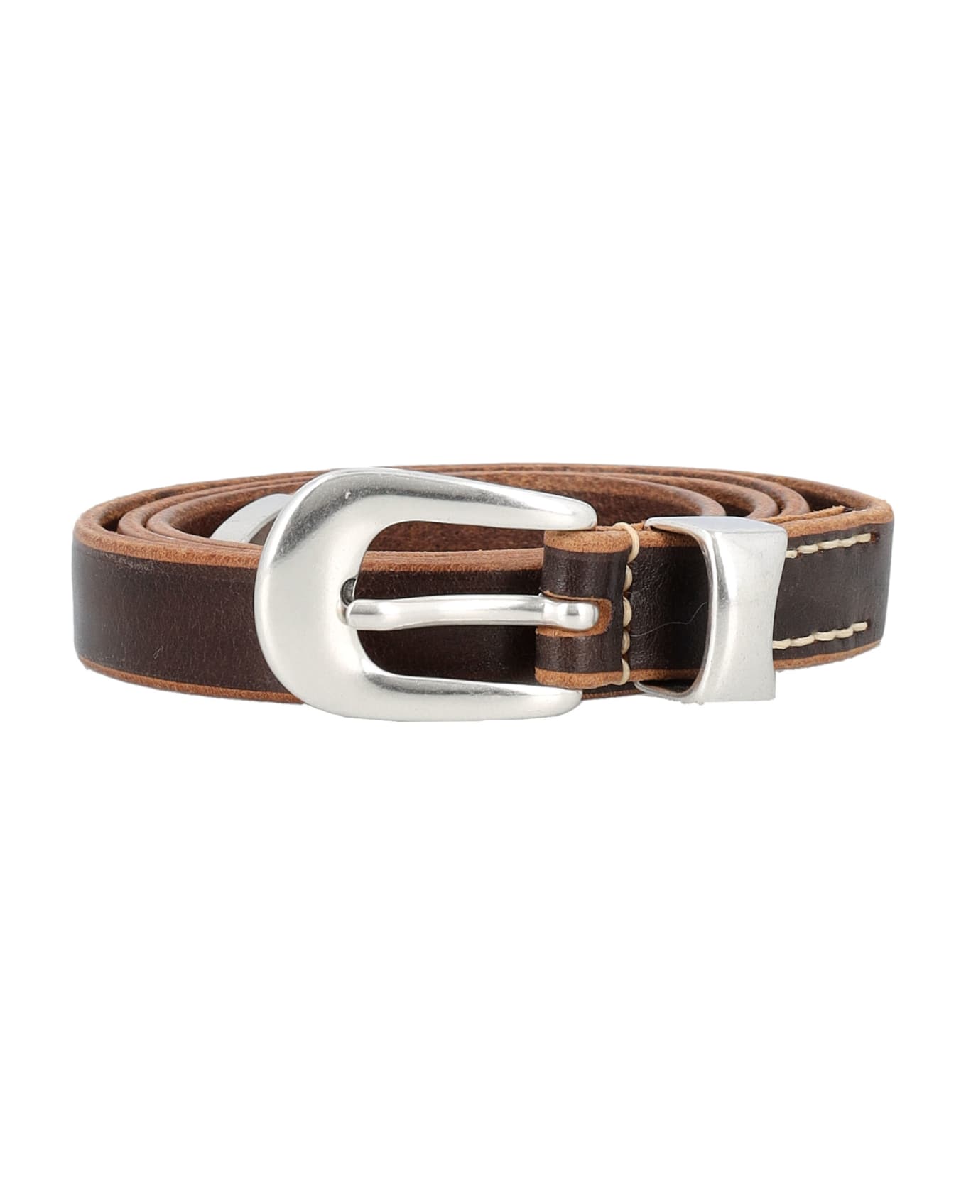 Our Legacy Leather Belt - BROWN LEATHER