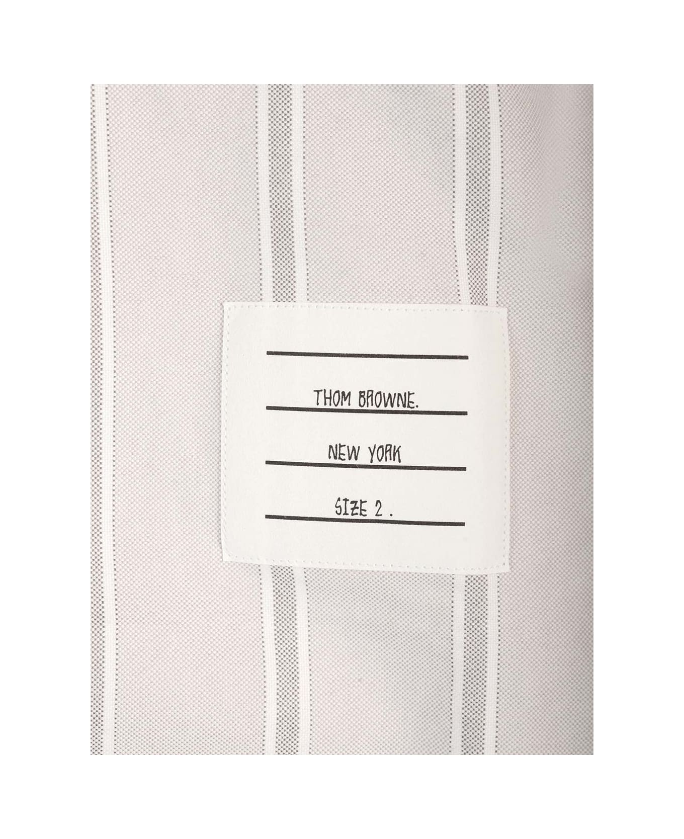 Thom Browne Oxford Striped Shirt - GREY