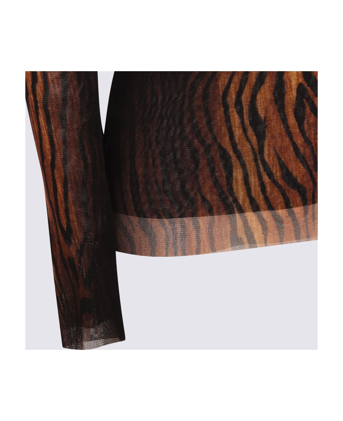 Jean Paul Gaultier Black And Brown Top - Black