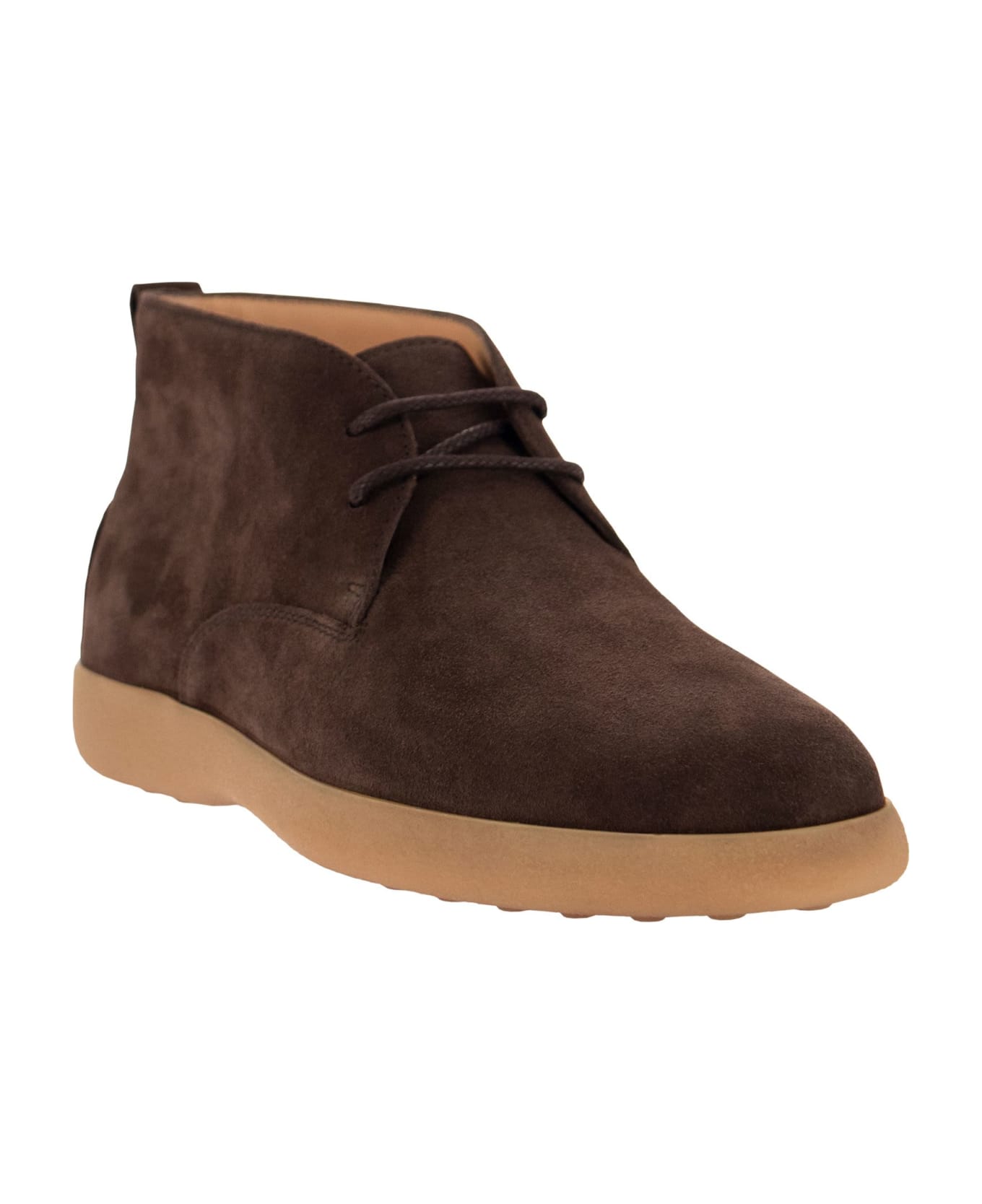 Tod's Suede Leather Boots - Brown