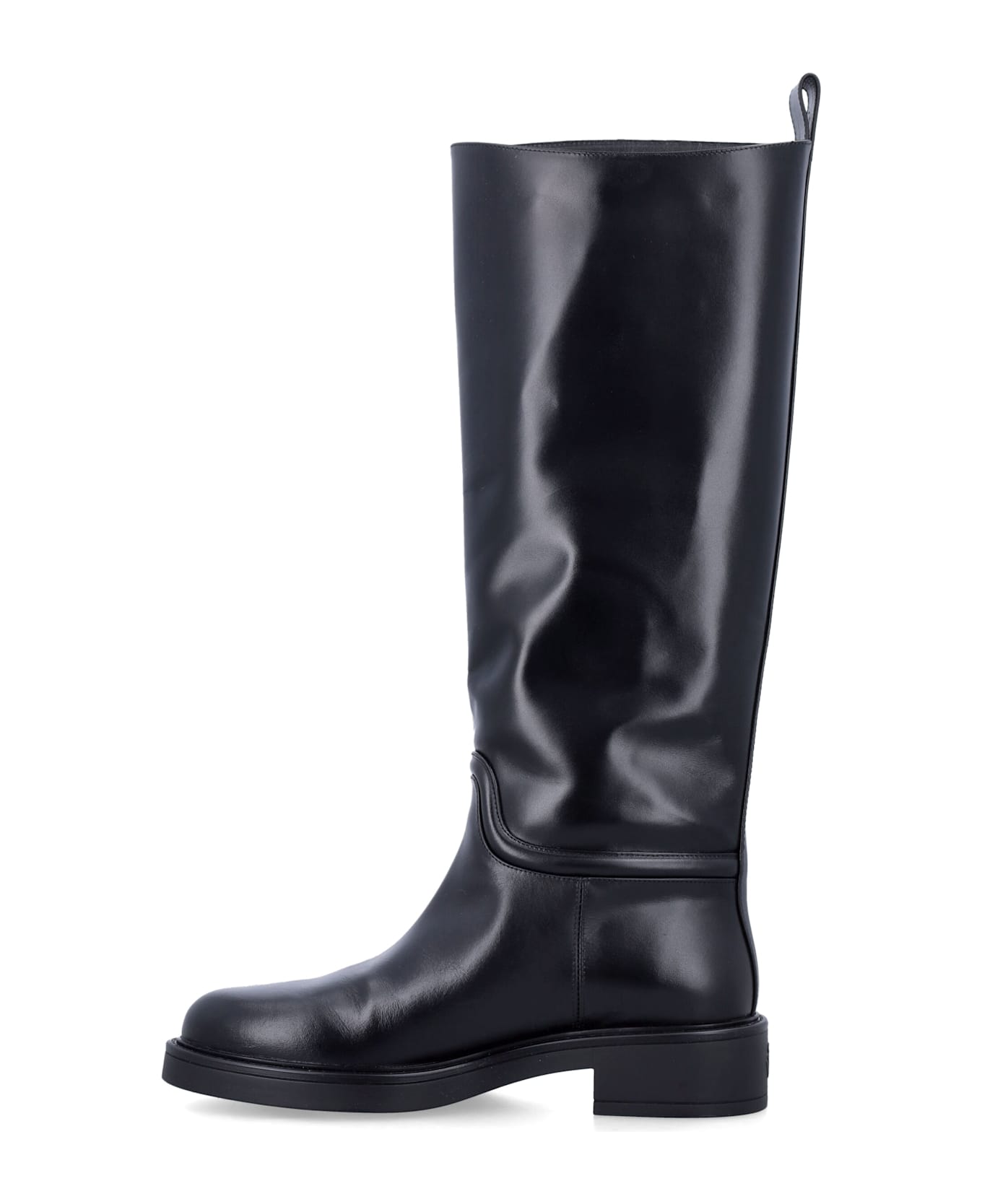 Stuart Weitzman Celia Riding Boots - BLACK