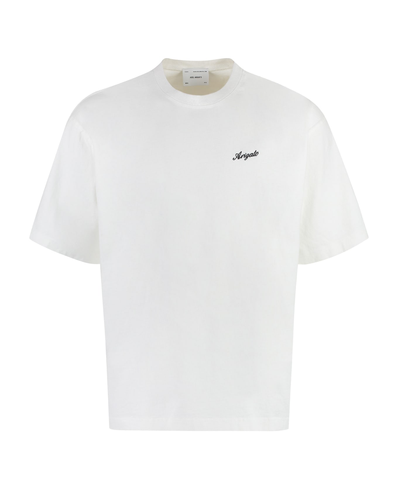 Axel Arigato Honor Cotton Crew-neck T-shirt - White