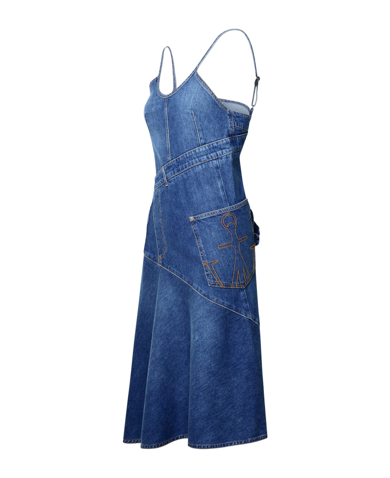 J.W. Anderson Blue Cotton Dress - Blue