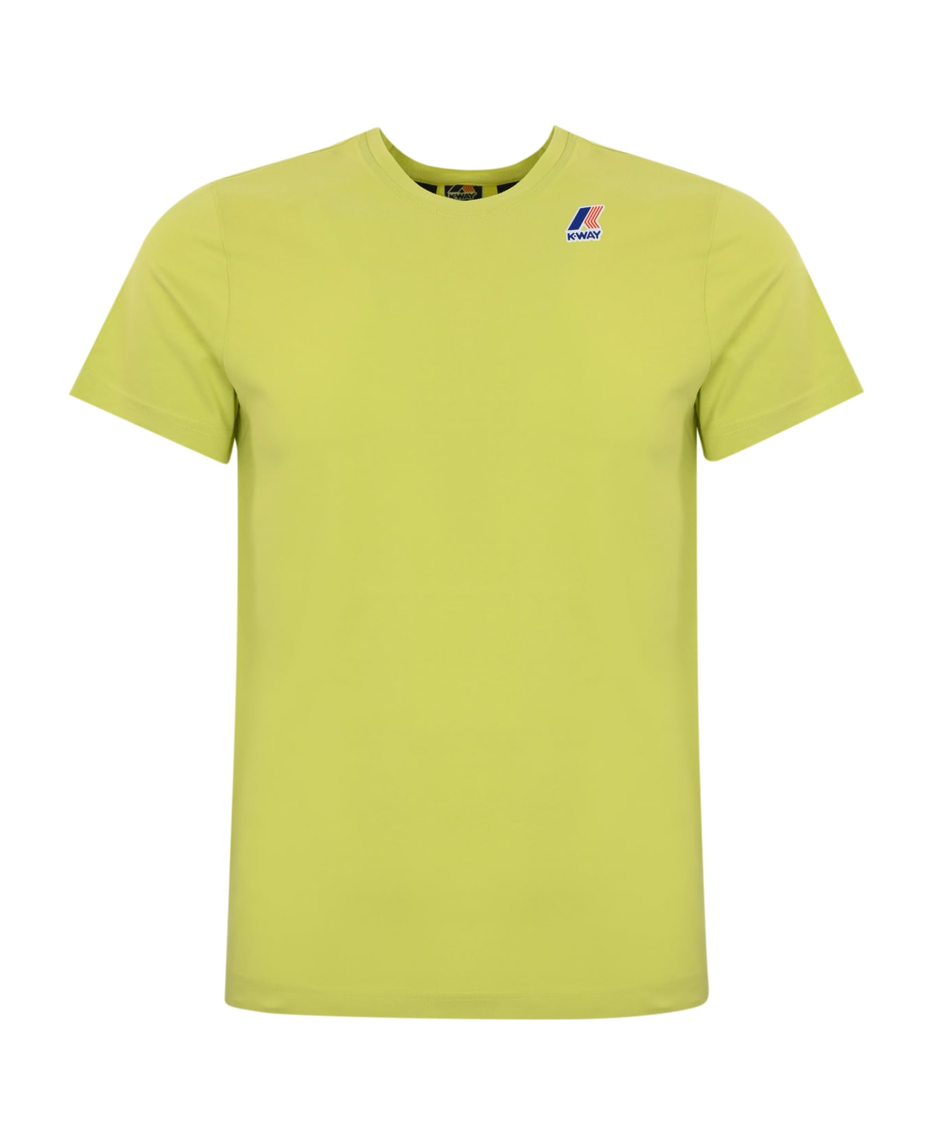 K-Way T-shirt With Logo - Verde