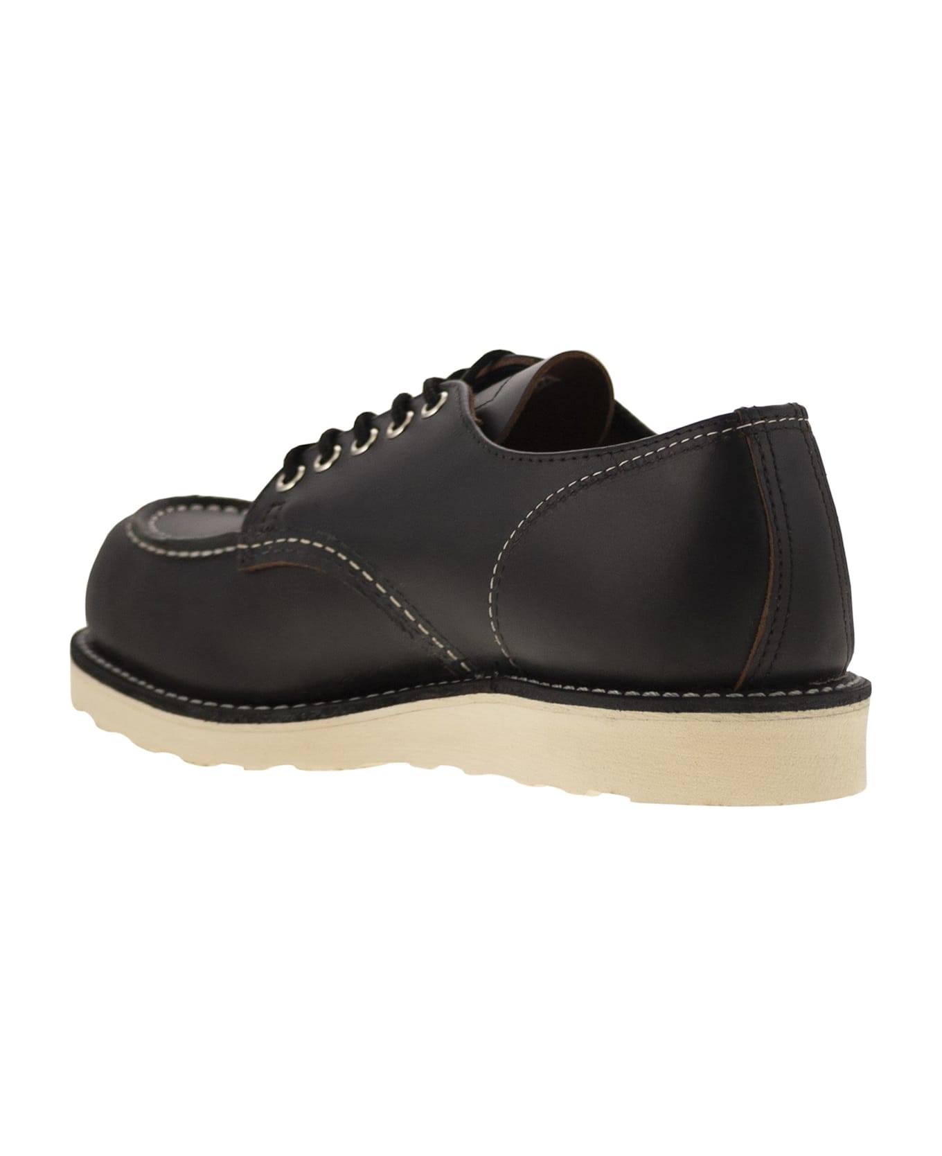 Red Wing Shop Moc - Leather Lace-up Shoe - Black
