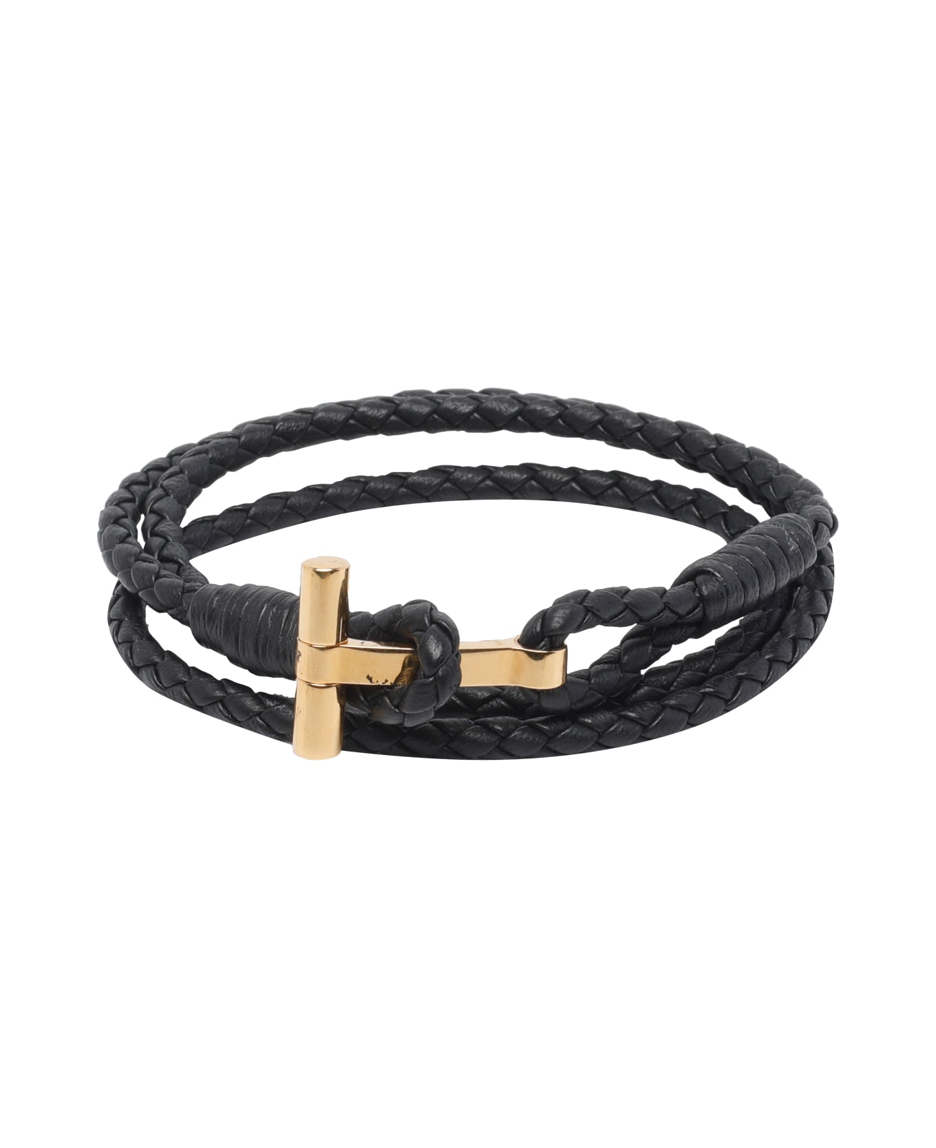 Tom Ford T Wrap Bracelet - Black