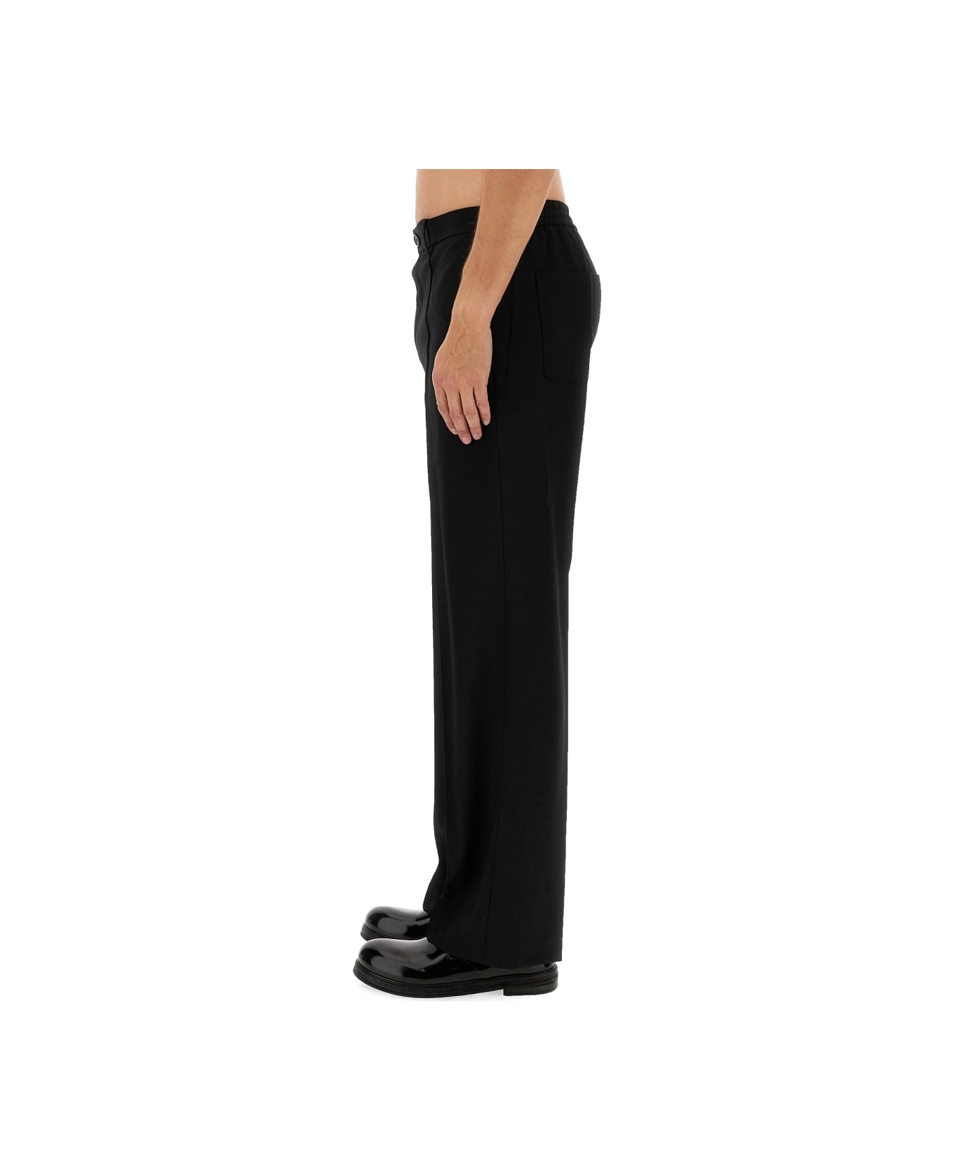 Helmut Lang Relaxed Fit Pants - BLACK