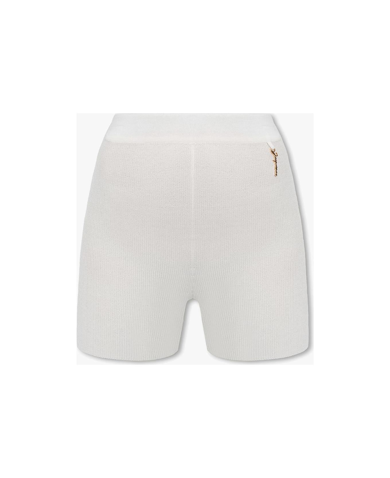 Jacquemus 'pralu' Ribbed Shorts - White