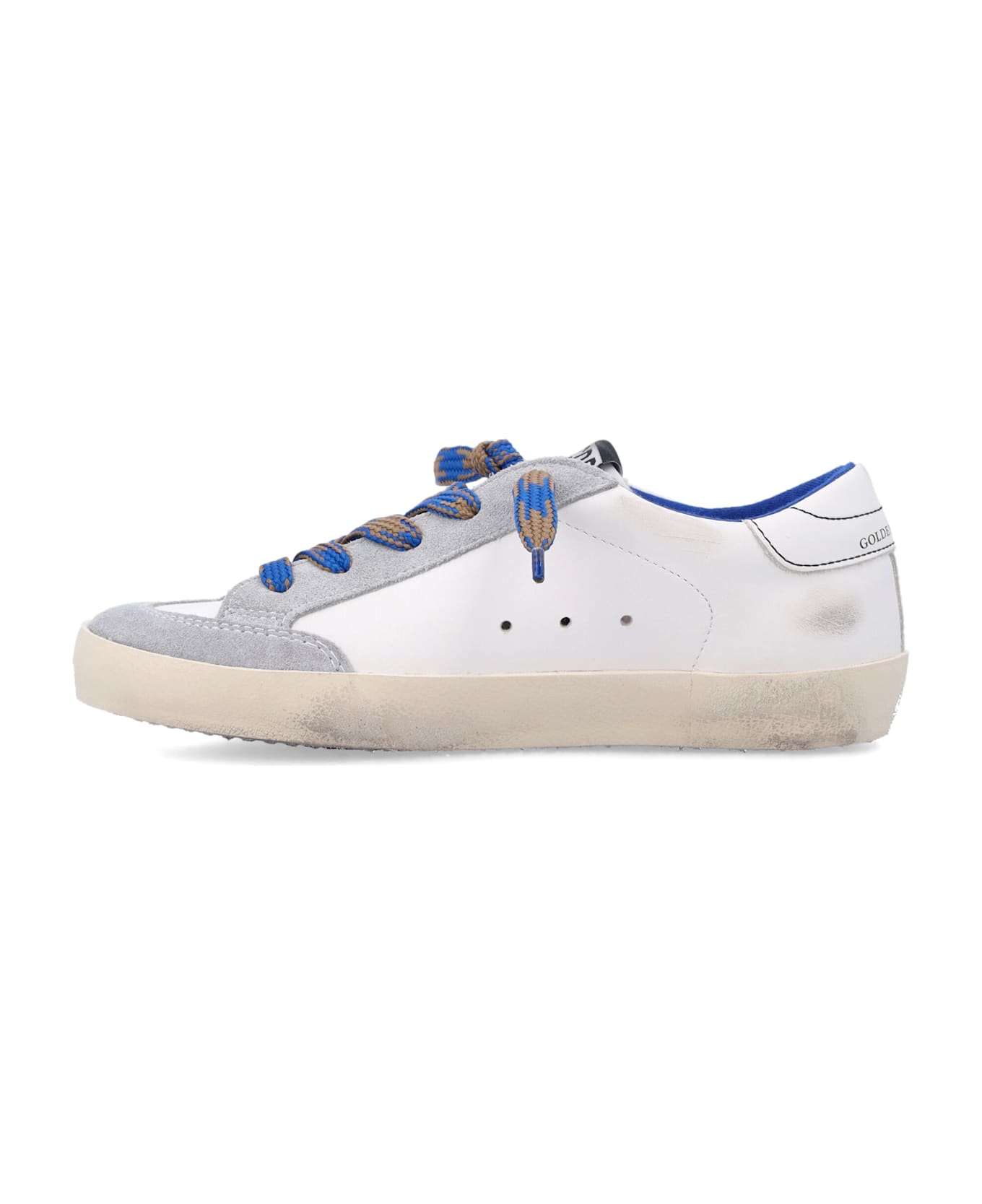 Golden Goose Super-star Penstar - WHITE/BLUE