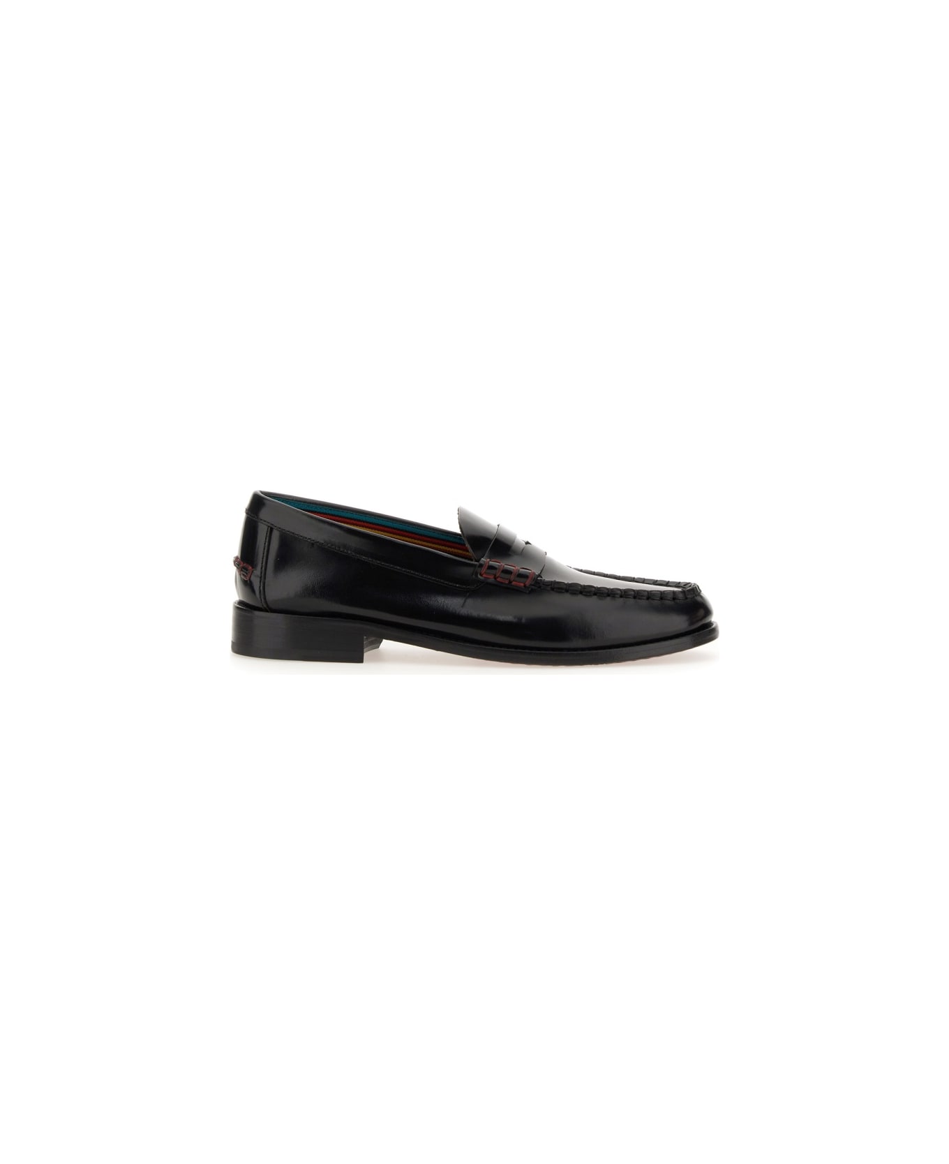 Paul Smith Leather Loafer - BLACK