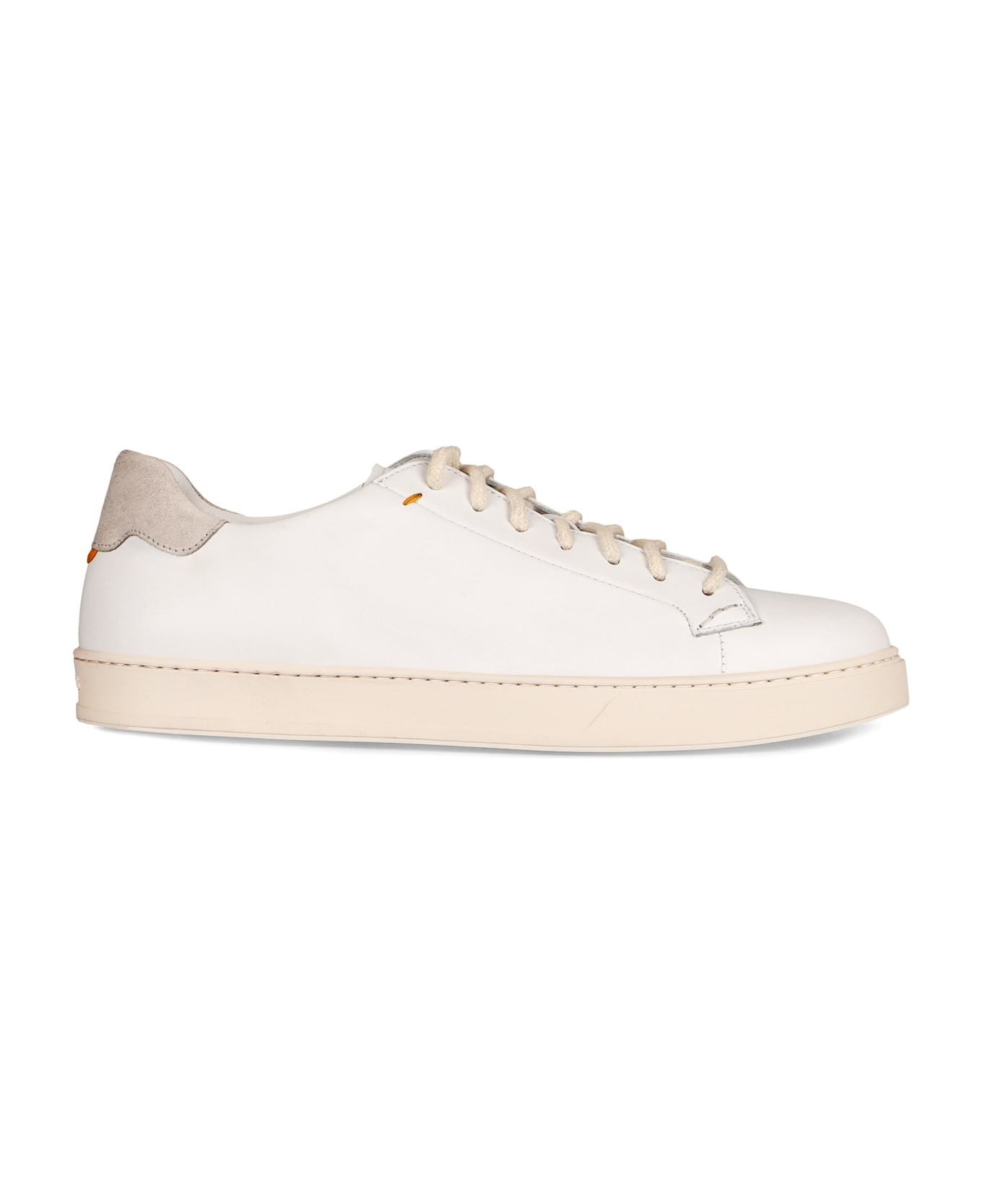 Doucal
s Leather Sneakers - White