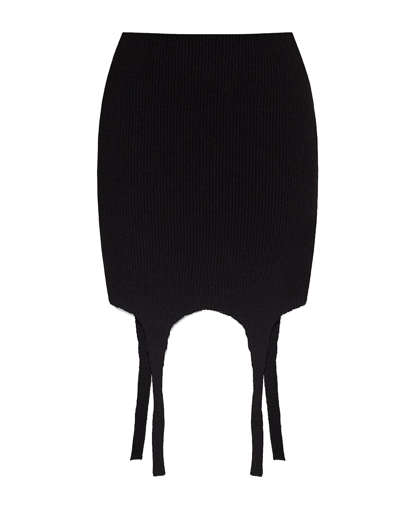 Balmain Mini Skirt - Black スカート