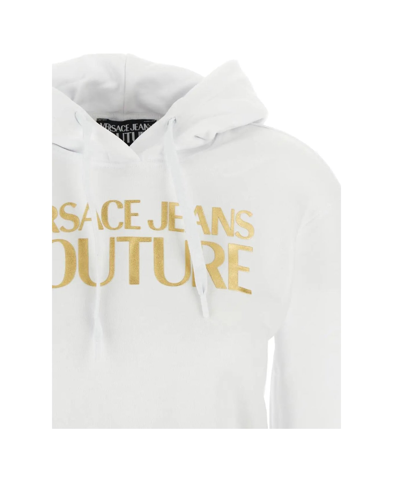 Versace Jeans Couture Logo Hoodie - White