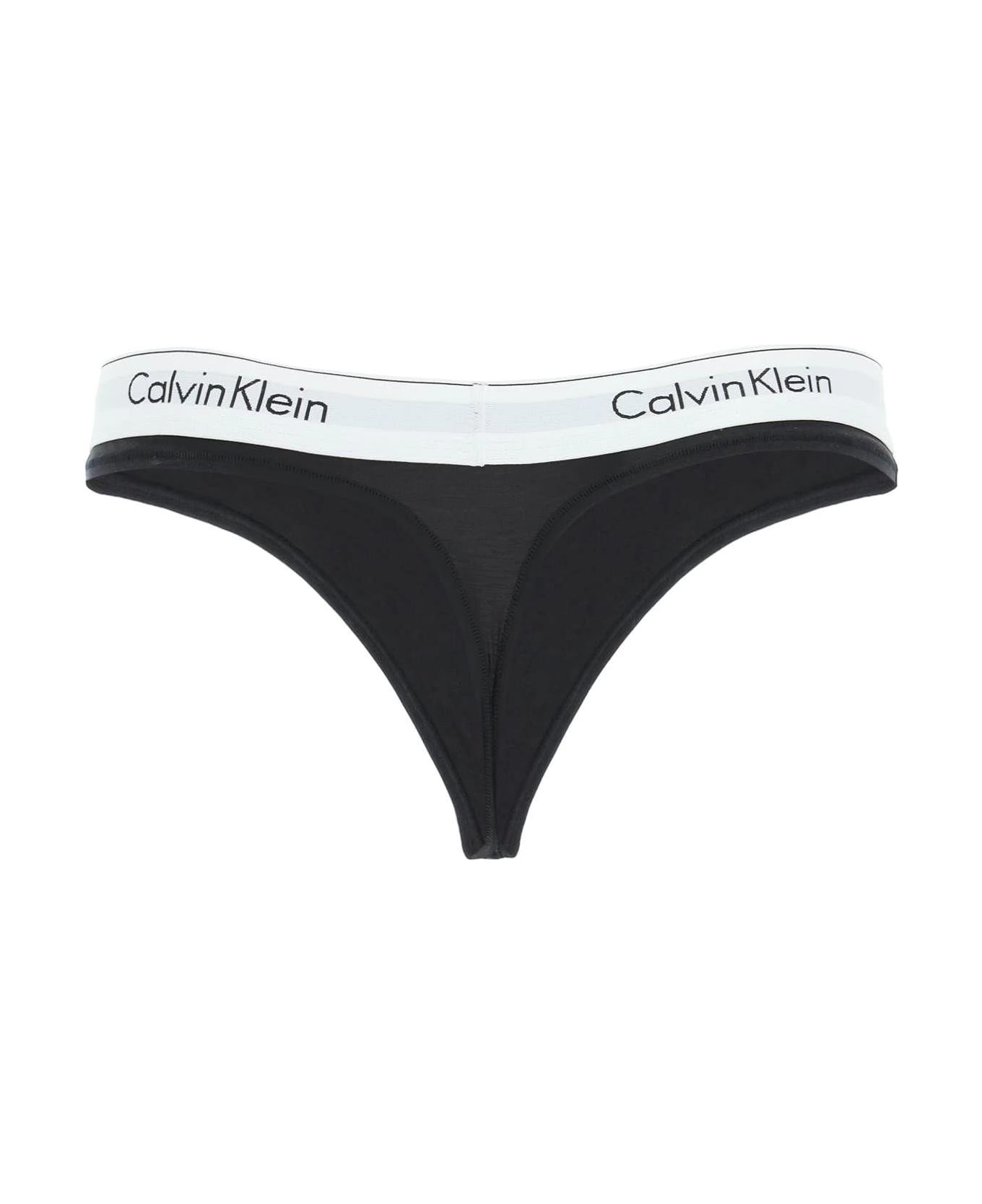 Calvin Klein Branded Border Thongs Calvin Klein