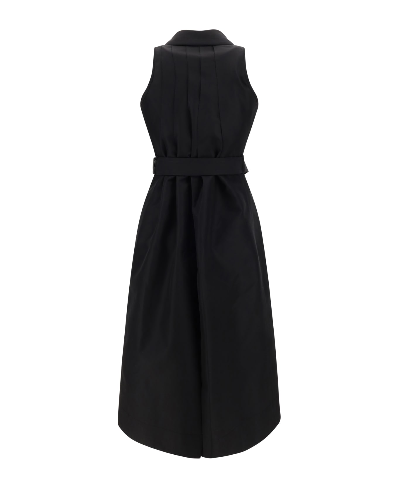 Sacai Gabardine Dress - Black ワンピース＆ドレス