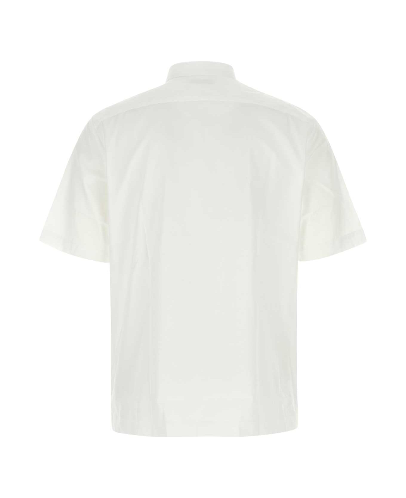 Dries Van Noten White Poplin Clasen Shirt - White