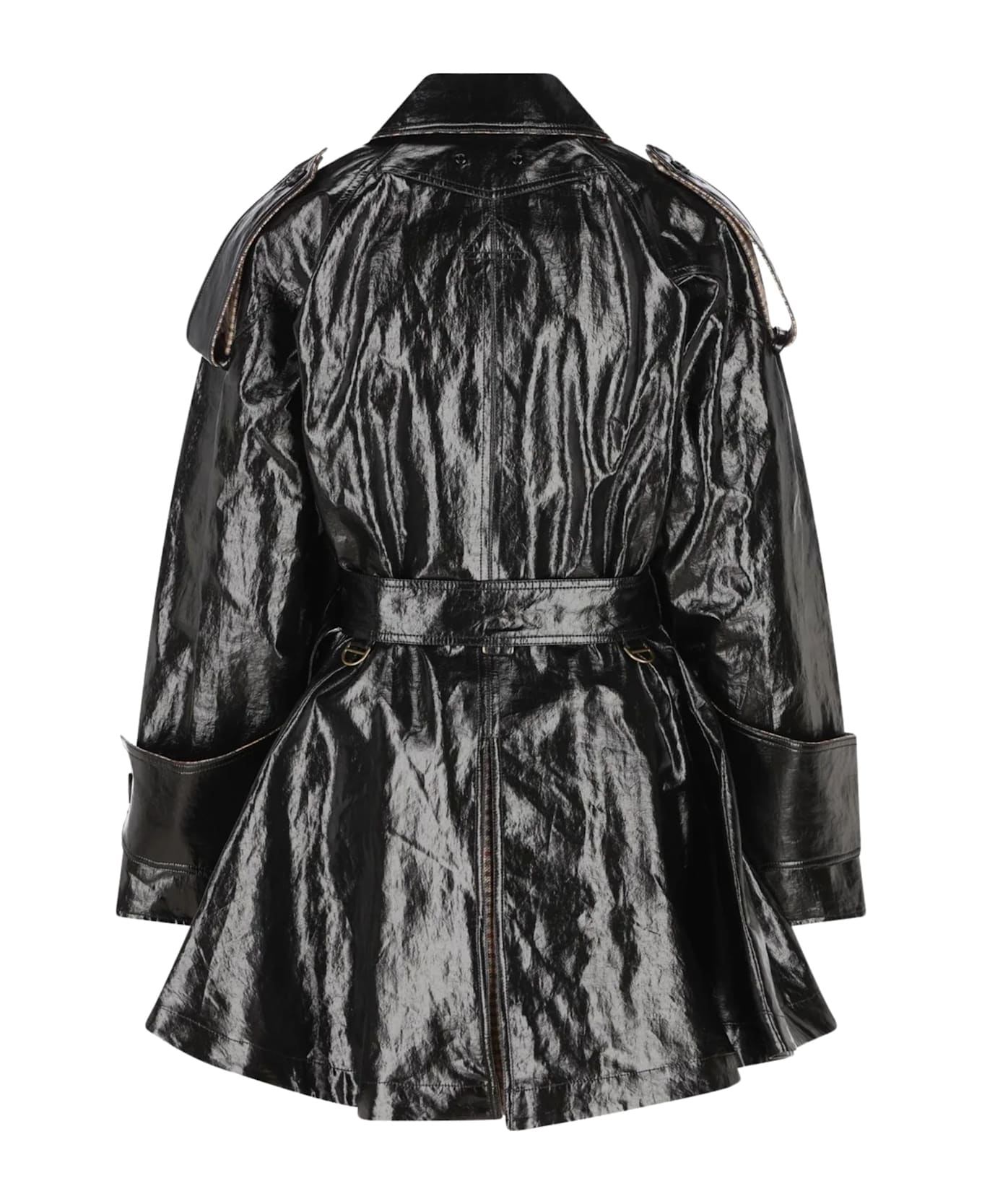 Chloé Short Double-breasted Riding Coat - Black