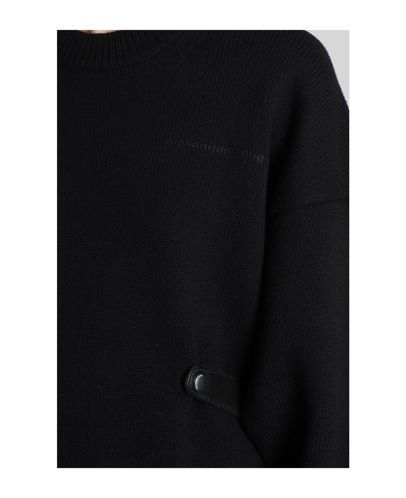 Alexander Wang Knitwear In Black Wool - black