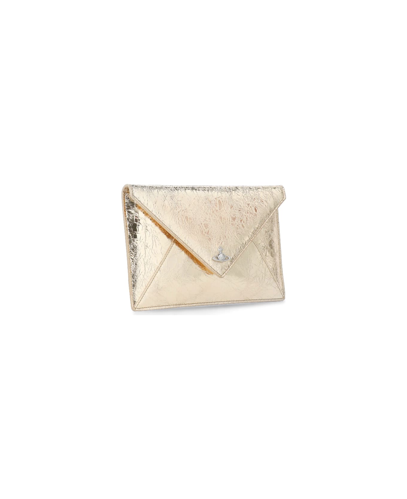 Vivienne Westwood Envelope Clutch Bag - Golden