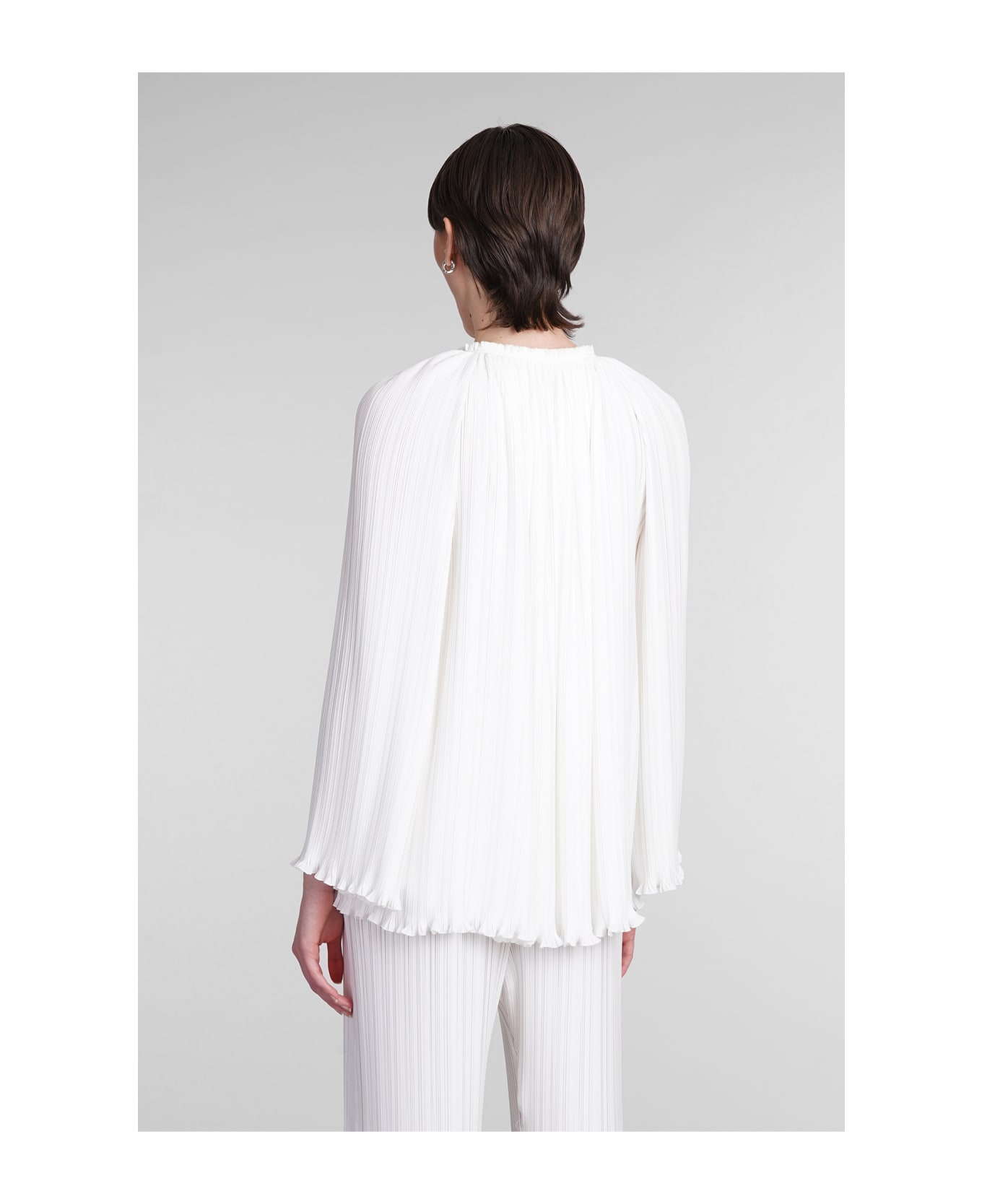 Lanvin Blouse In Beige Polyester - Off White