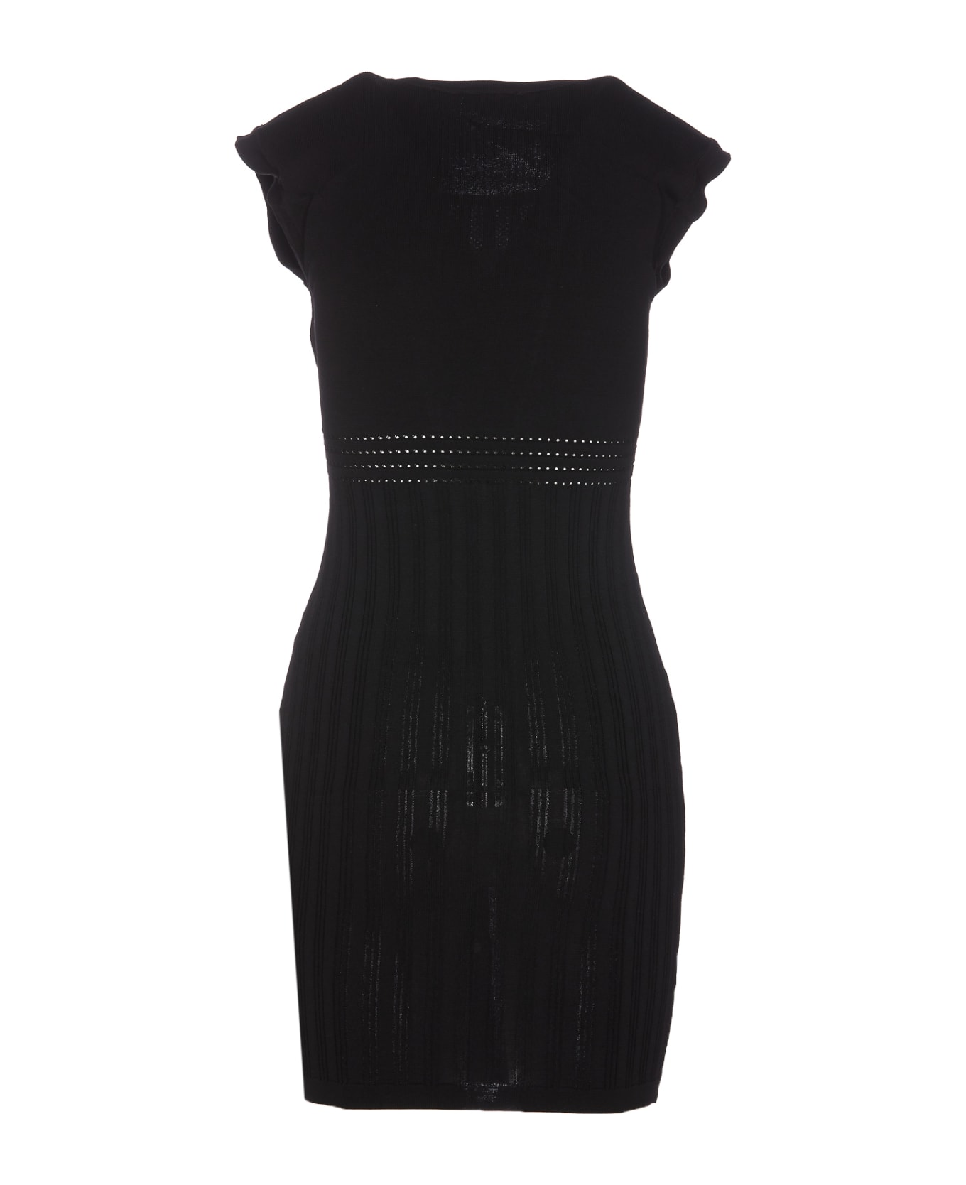 Liu-Jo Knitted Mini Dress - Black