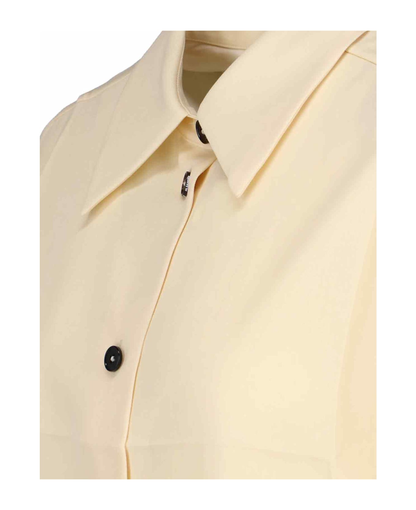Jil Sander Virgin Wool Shirt - Cream