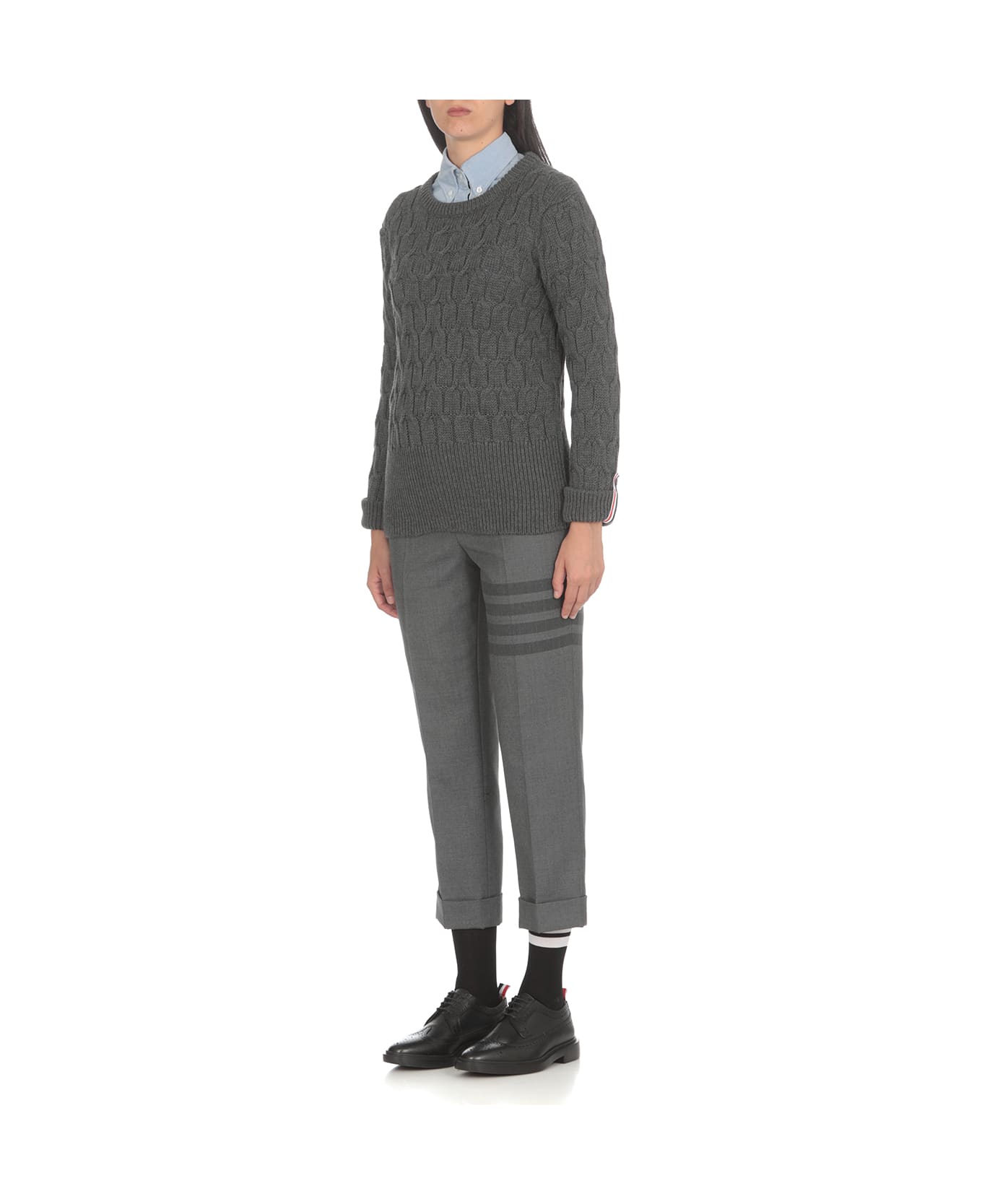 Thom Browne Sweater - Grey ニットウェア