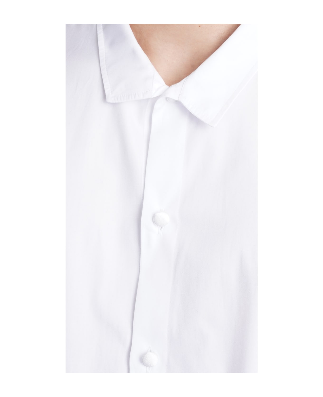 Balmain Shirt In White Cotton - white