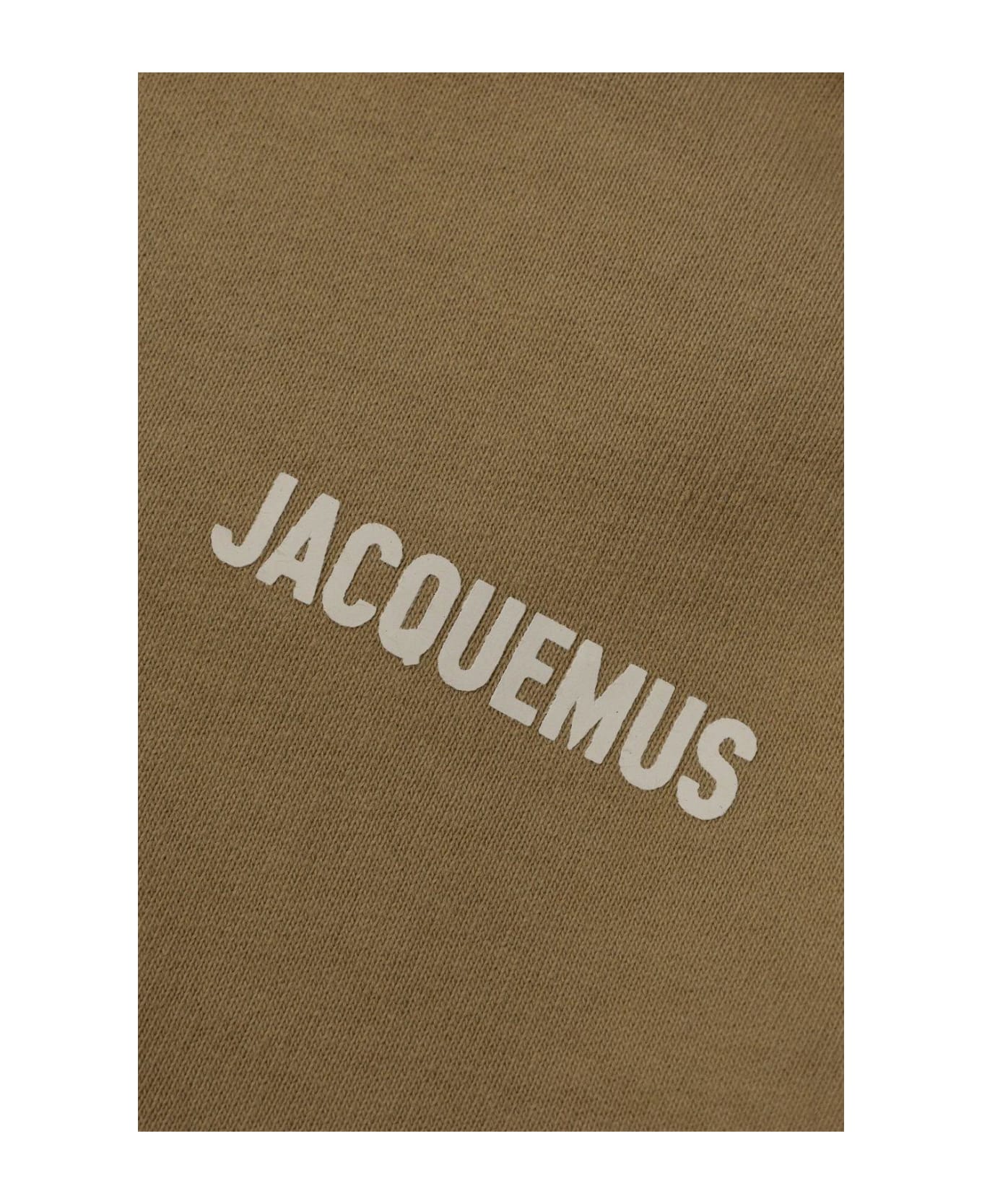 Jacquemus L'enfant Logo Printed Jersey Hoodie - NEUTRALS