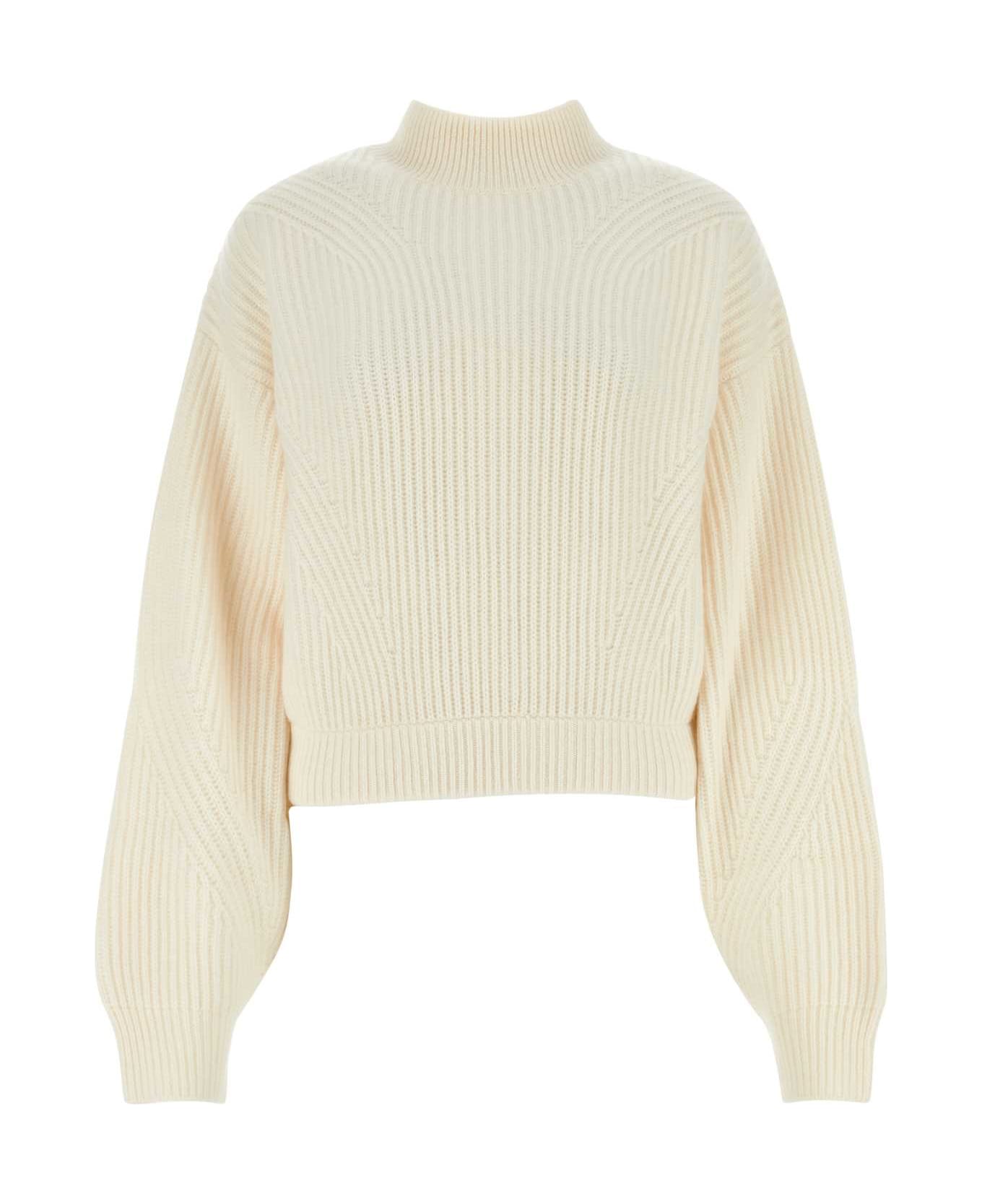 Le Kasha Ivory Cashmere Sweater - WHITE