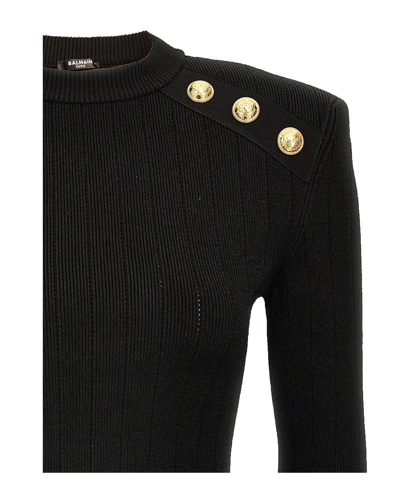 Balmain 
chiocciola
 Sweater - Black